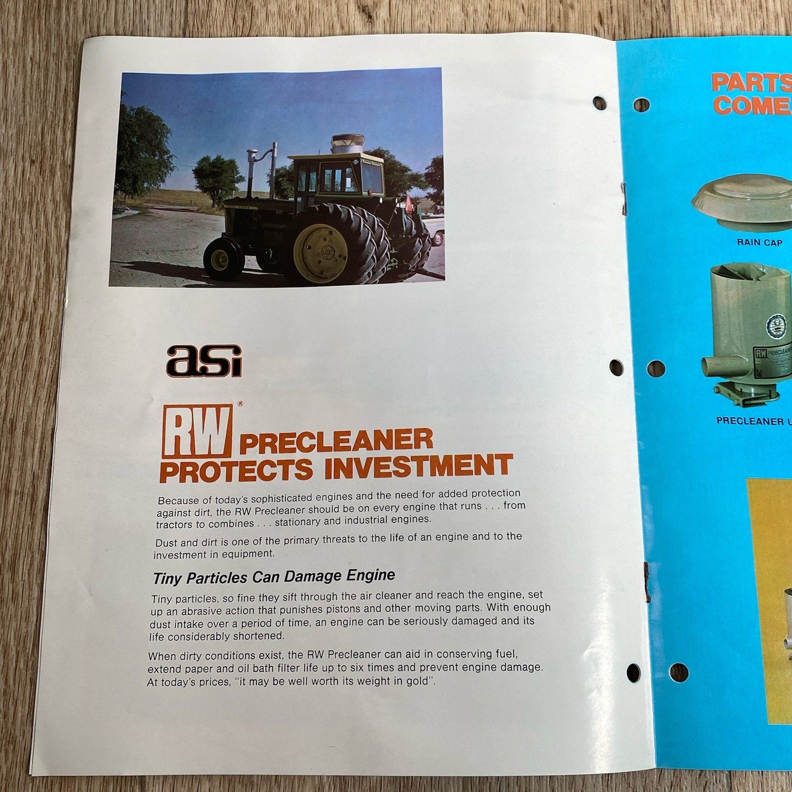 ASI The Age of Engines Sales Brochure Hetland Precleaner Sales East Grand Forks