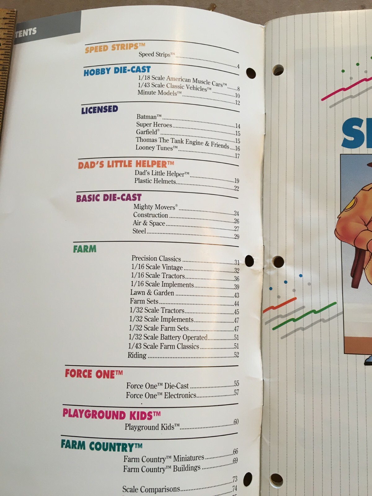 Ertl Toys Brochure 1991 (Nice)