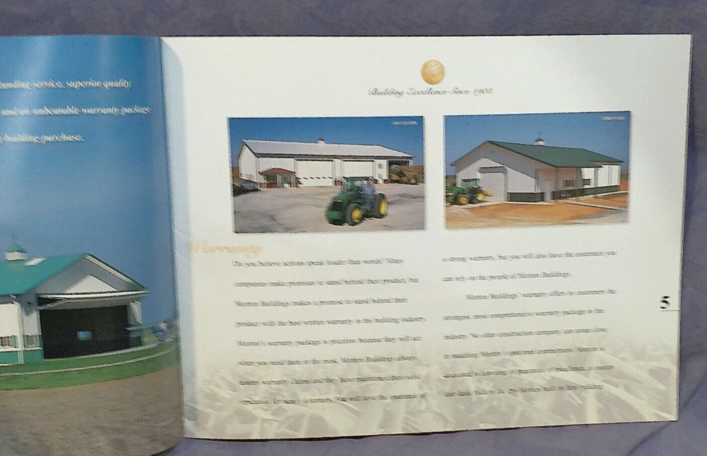 Morton Buildings Machine Storage « Generation After Generation » 2003 Brochure