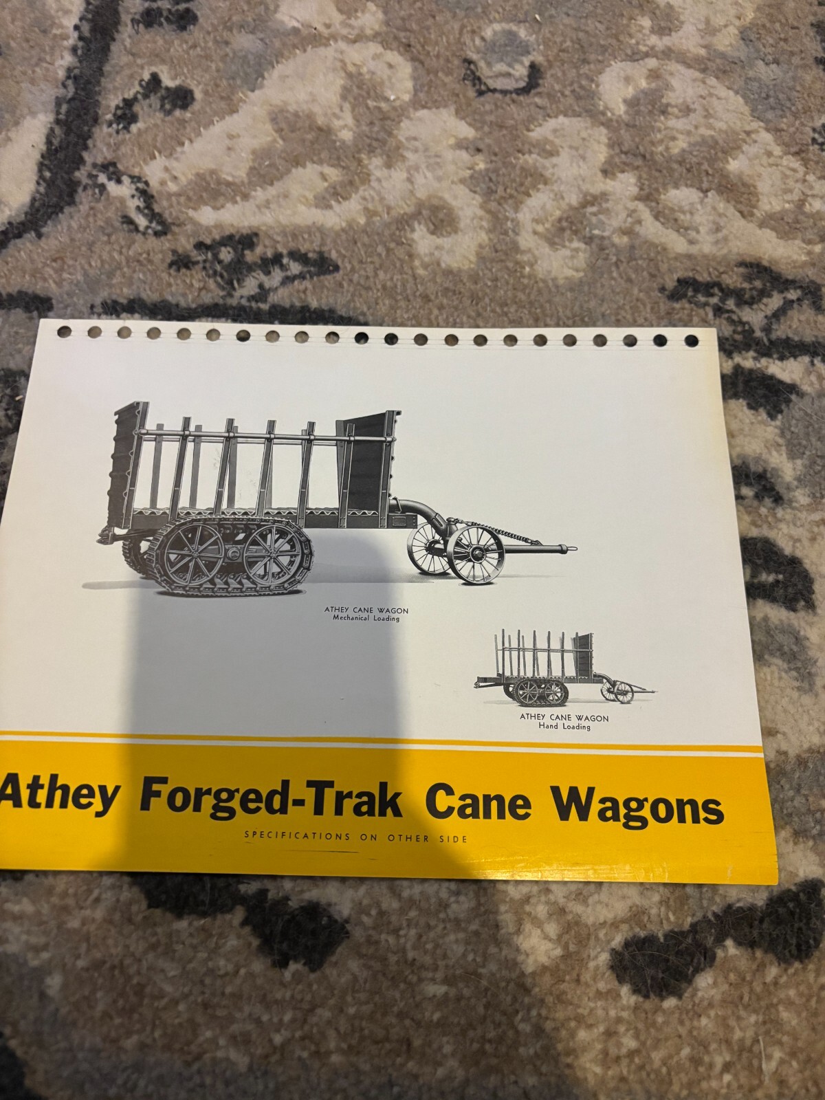 Athey Forged Trak Cane Wagons Brochure FCCA25