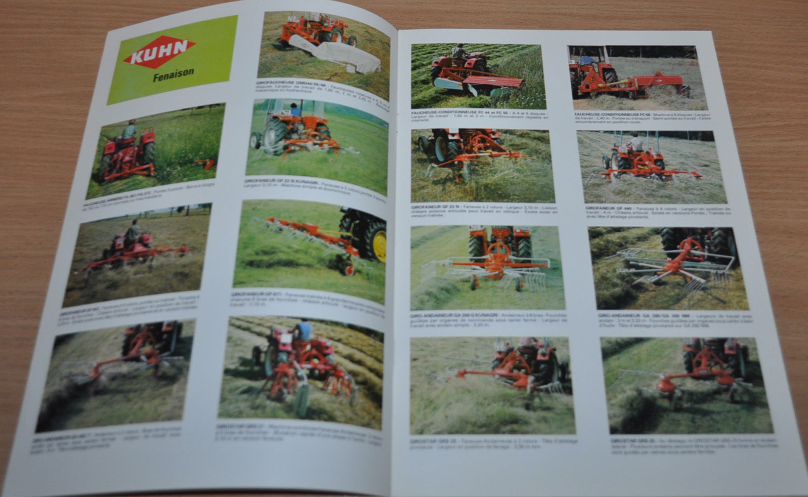 Kuhn Model Range Truck Agricultural Machinery Brochure Prospekt