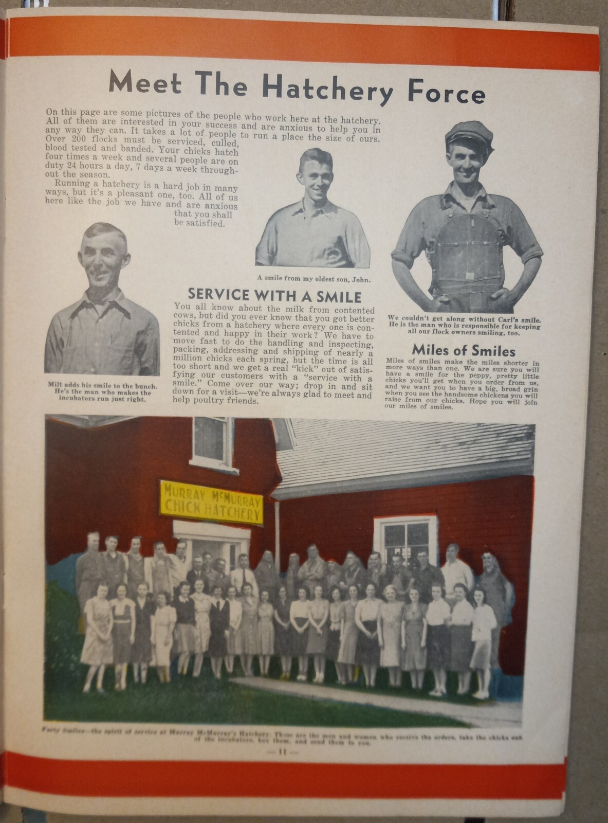 Vtg 1944 Murray McMurray Hatchery Webster City Ia Catalog Order Form Price List