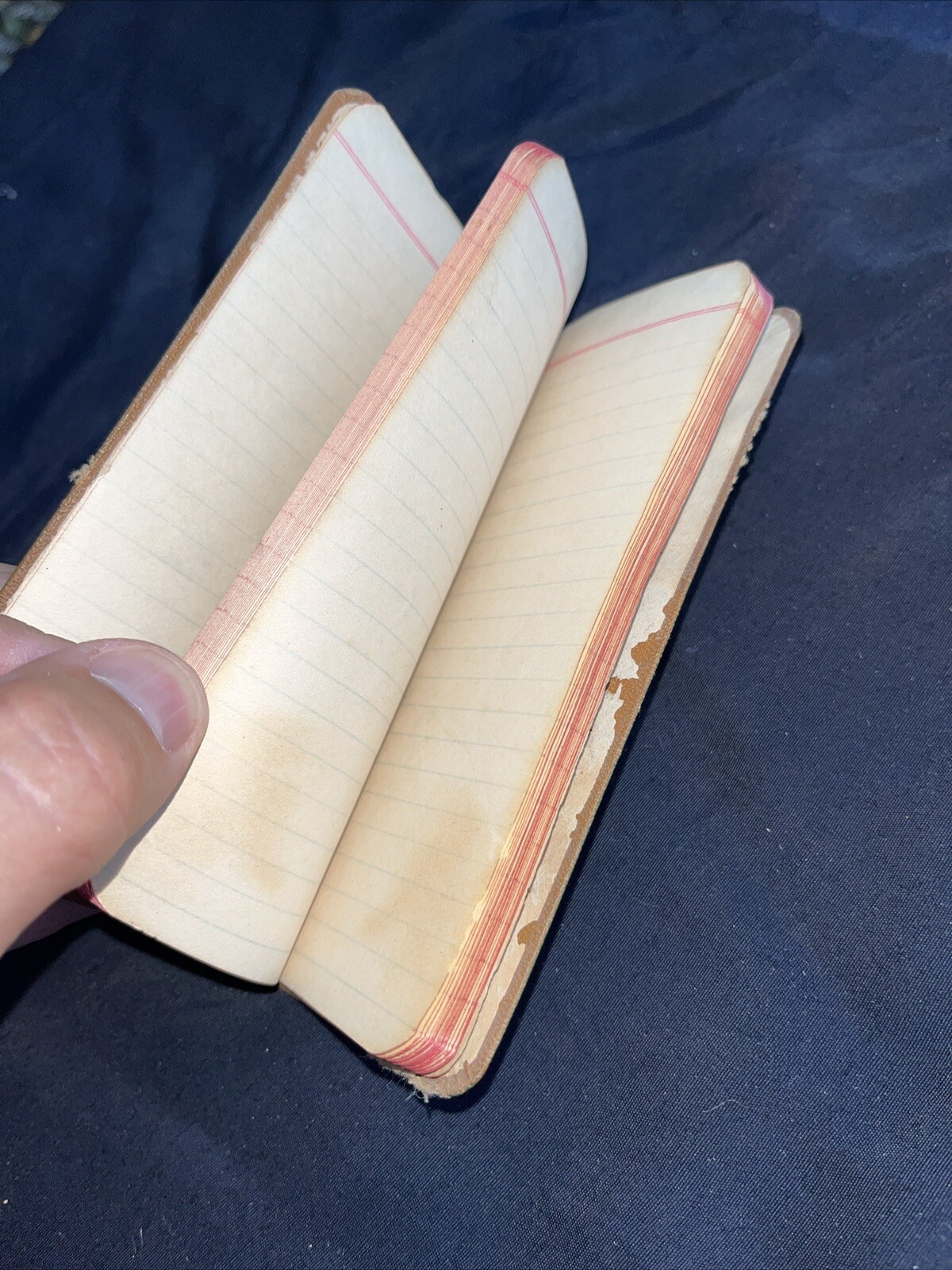 1929-1930 National Livestock Commission Pocket Notebook Notepad Memo Chicago ILL