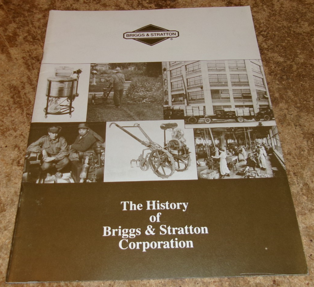 1993 the history of briggs+stratton corp. brochure very good used