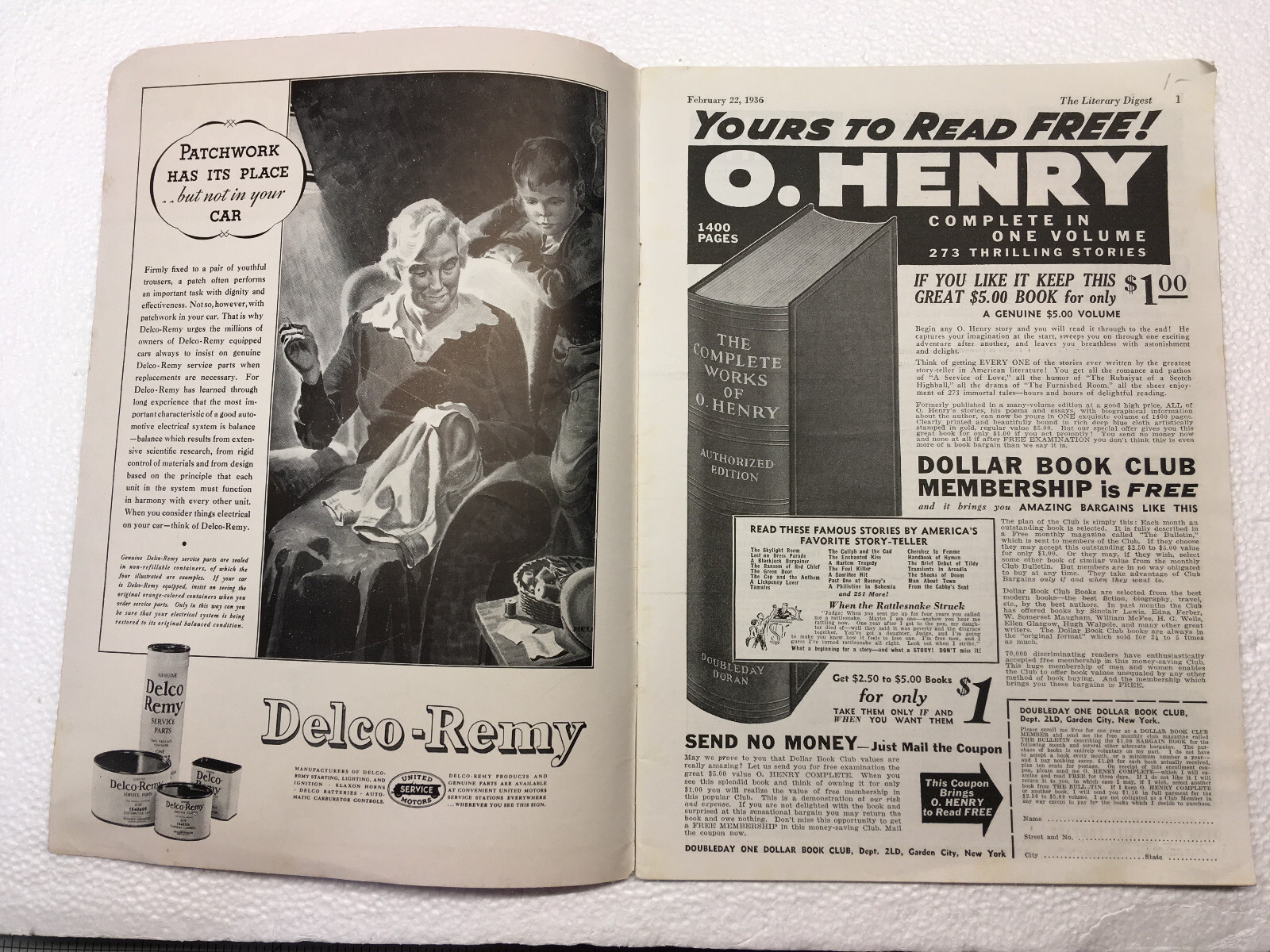 THE LITERARY DIGEST MAGAZINE — FEBRUARY 22, 1936