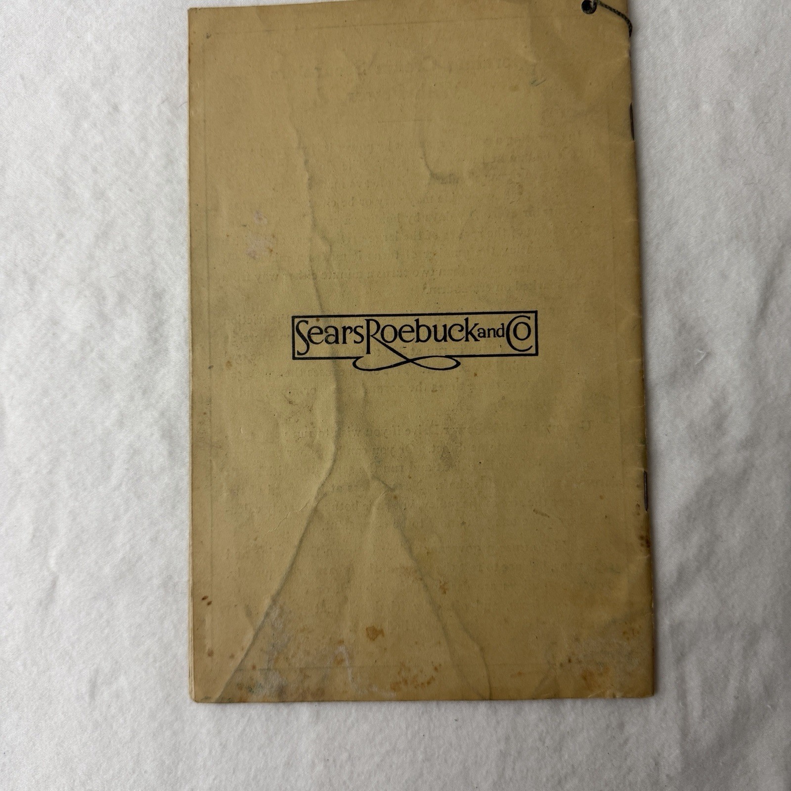 Vintage Economy King Cream Separator Manual Sears Roebuck No 12 14 16 18 Parts