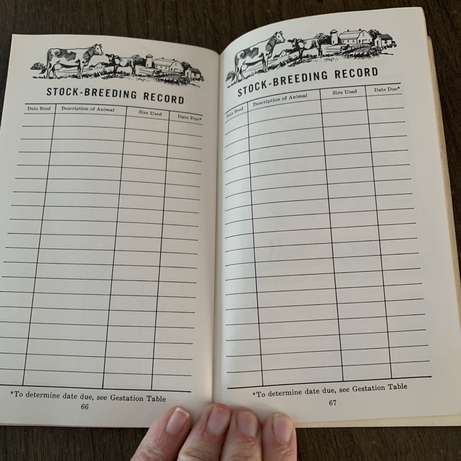 Vtg Prudential Insurance Company Of America Farmers & Ranchers Notebook