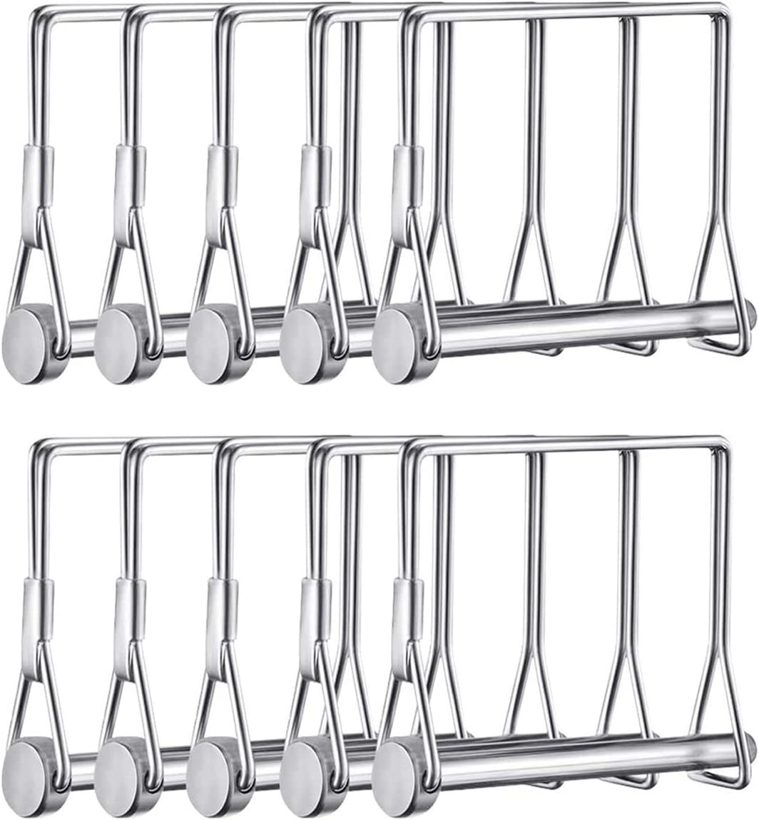 Sunnyway 10 Pack 5/16 Inch Trailer Coupler Pin Set 4 Inch Long Wire Lock Pin …