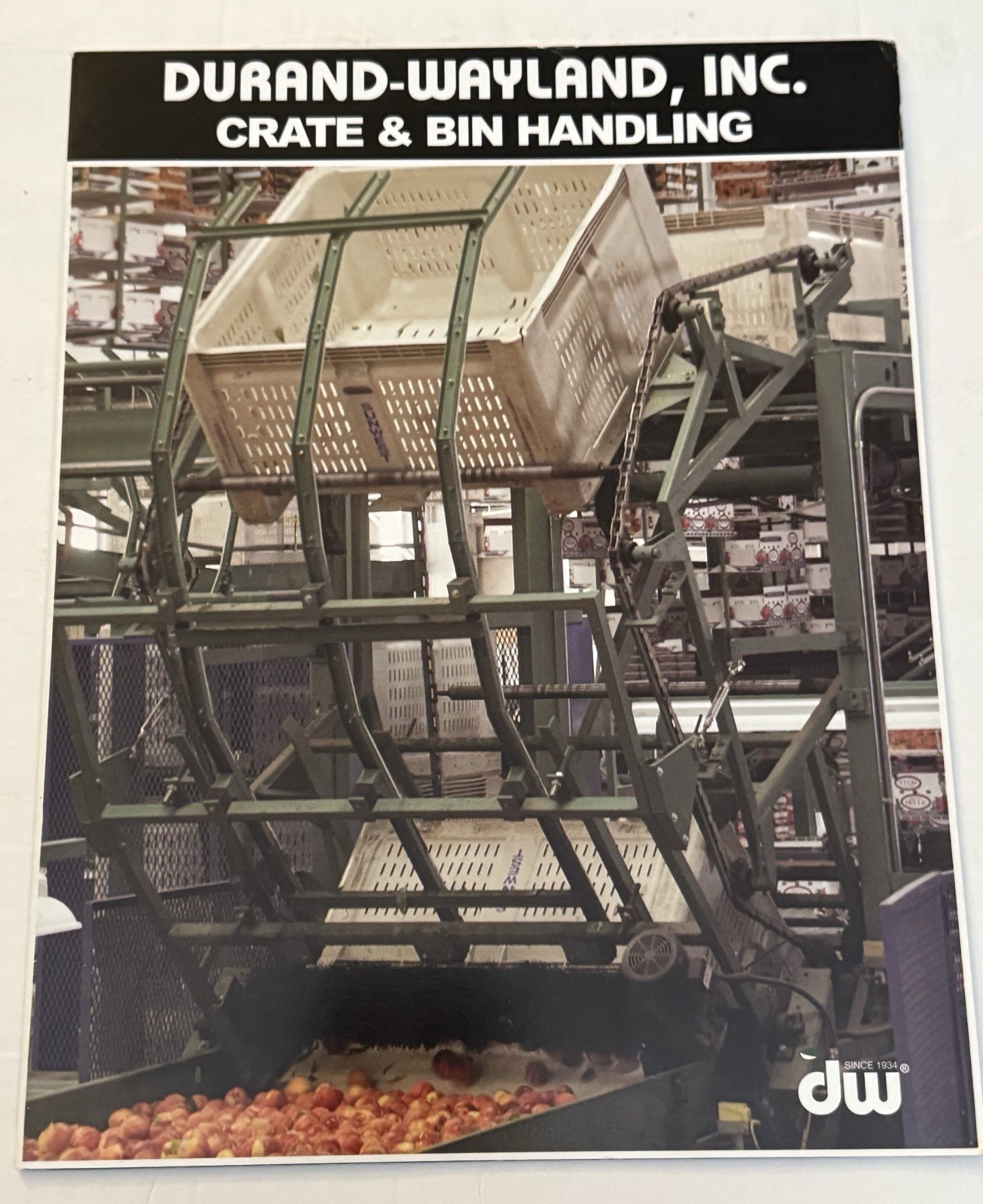 Durand-Wayland Machinery Inc Crate And Bin Handling Equipment Dealer 2 Brochures