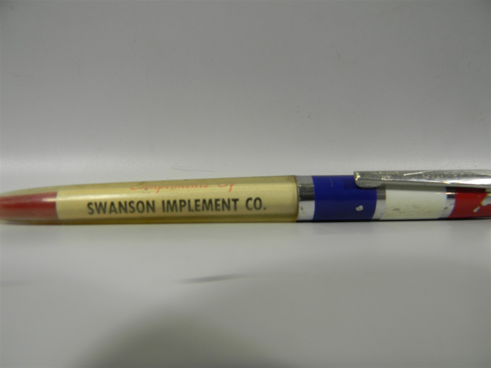 Vintage Swanson Implement Co. Rockford Illinois Advertising Pen – #19 – 2B