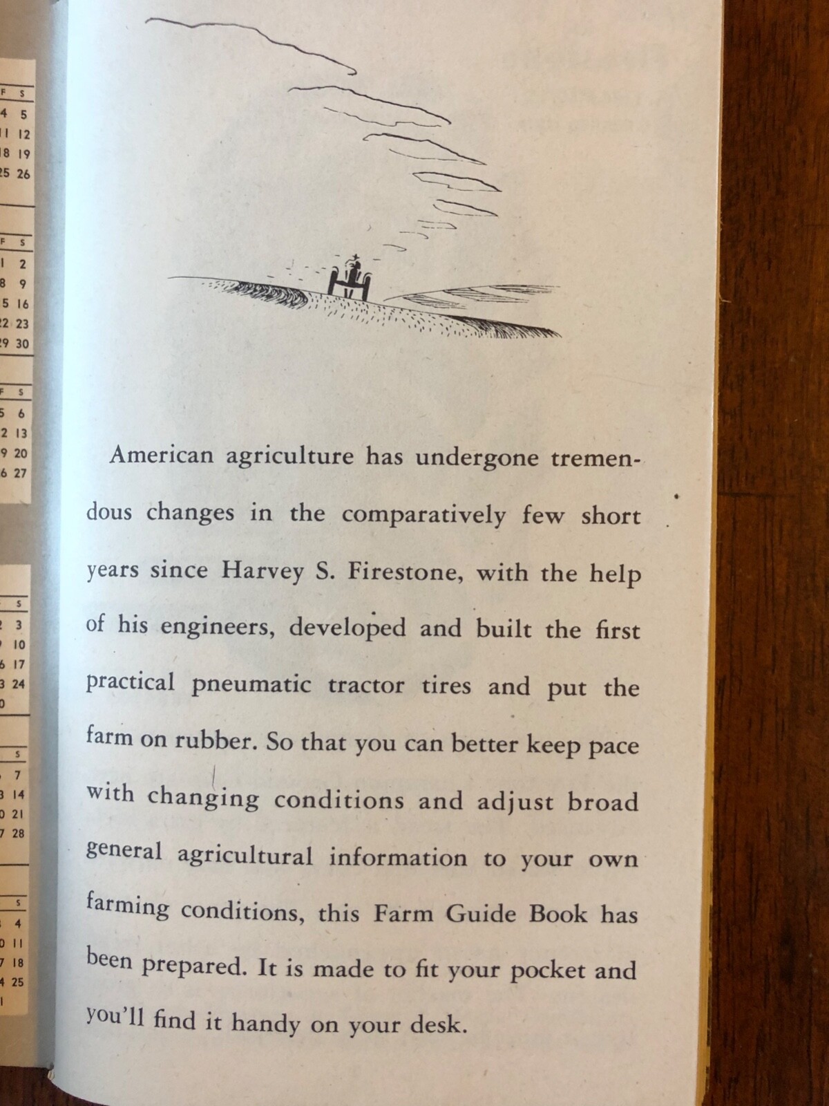Vintage 1947-1948 FIRESTONE Farm Guide Book, Broadway Battery & Tire-Highland IL