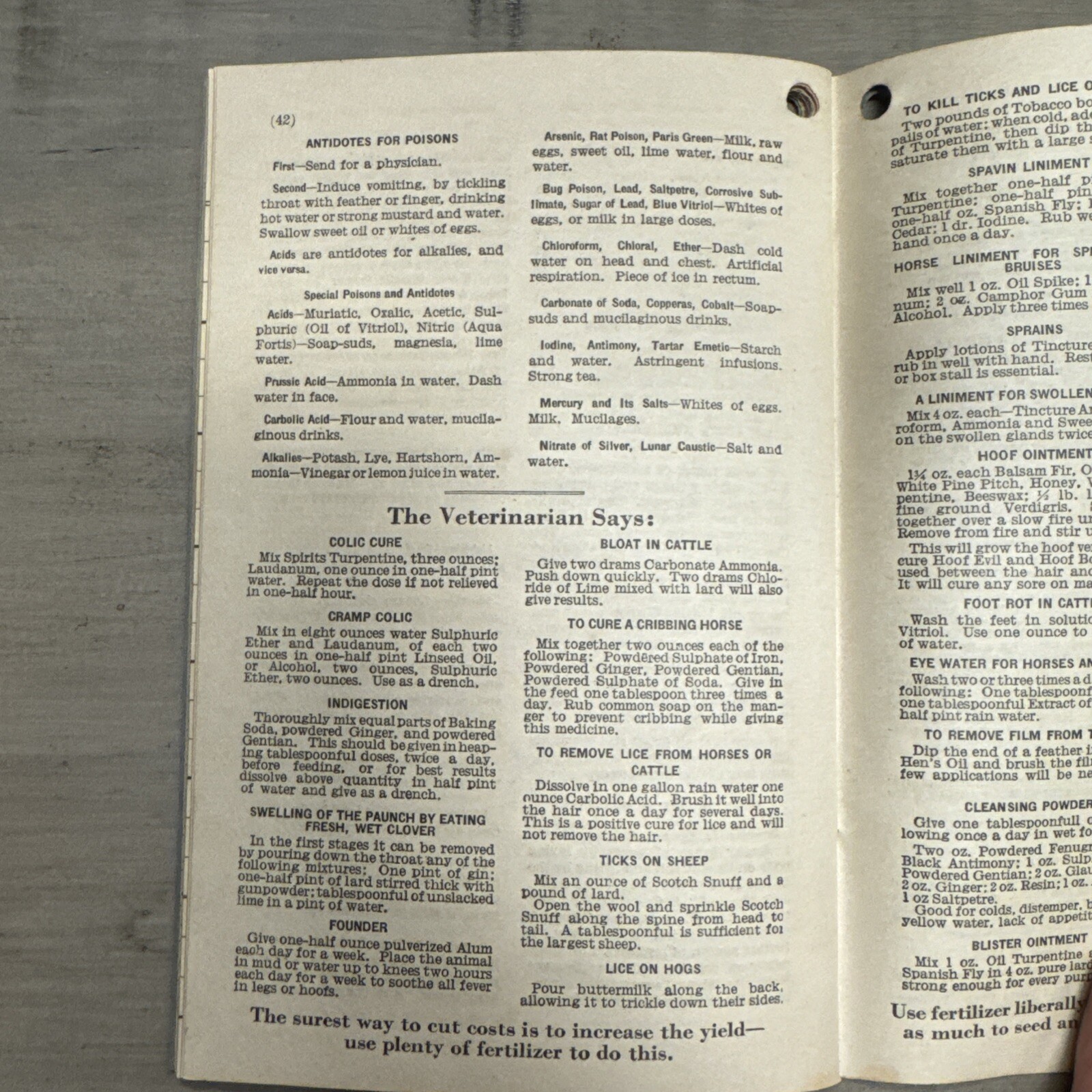 1927 Farm Record Book – Ohio Farm Bureau / Tennessee Copper
