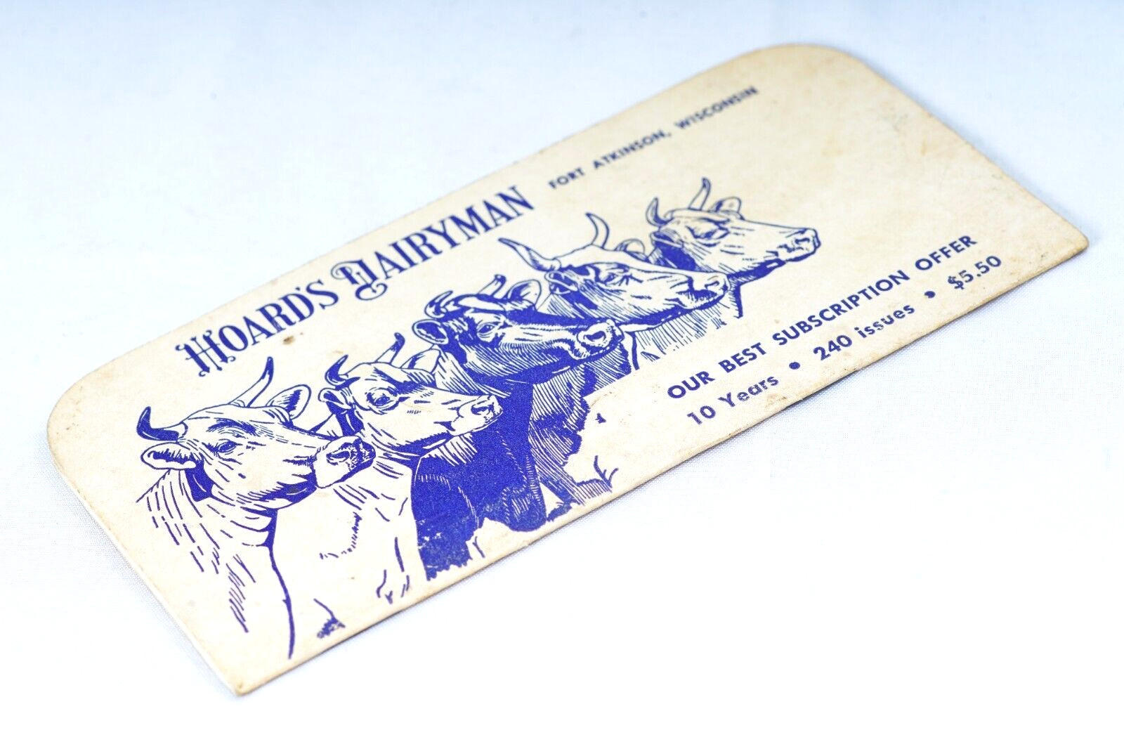 1965 Hoards Dairymen Memo Book Fort Atkinson Wisconsin Cattle Cow Advertising