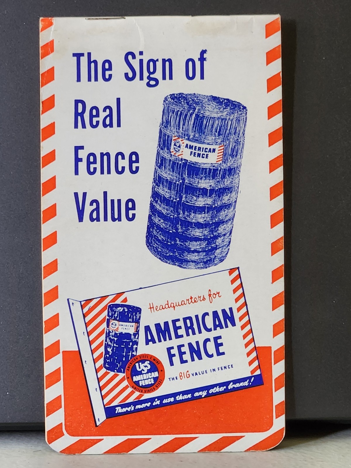 BREMER LUMBER & SUPPLY YARD American Fence Products NOTEBOOK Danville Illinois