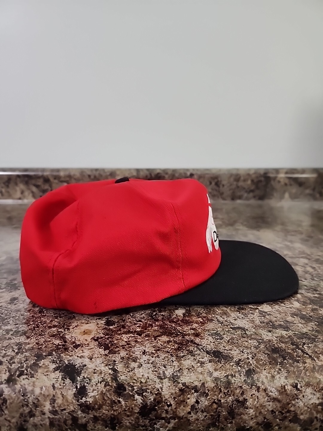 Danbred Inc Pig Pork Genetics Snapback Hat Dorchester Nebraska Red Black