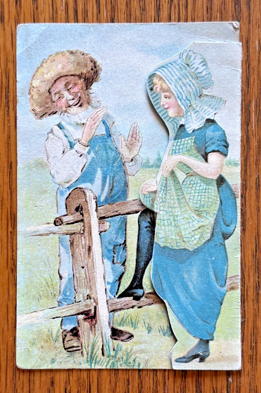 Dain Manufacturing Co. Ottumwa Iowa 1800&rsquo;s Advertising Risqué Farming Trade Card