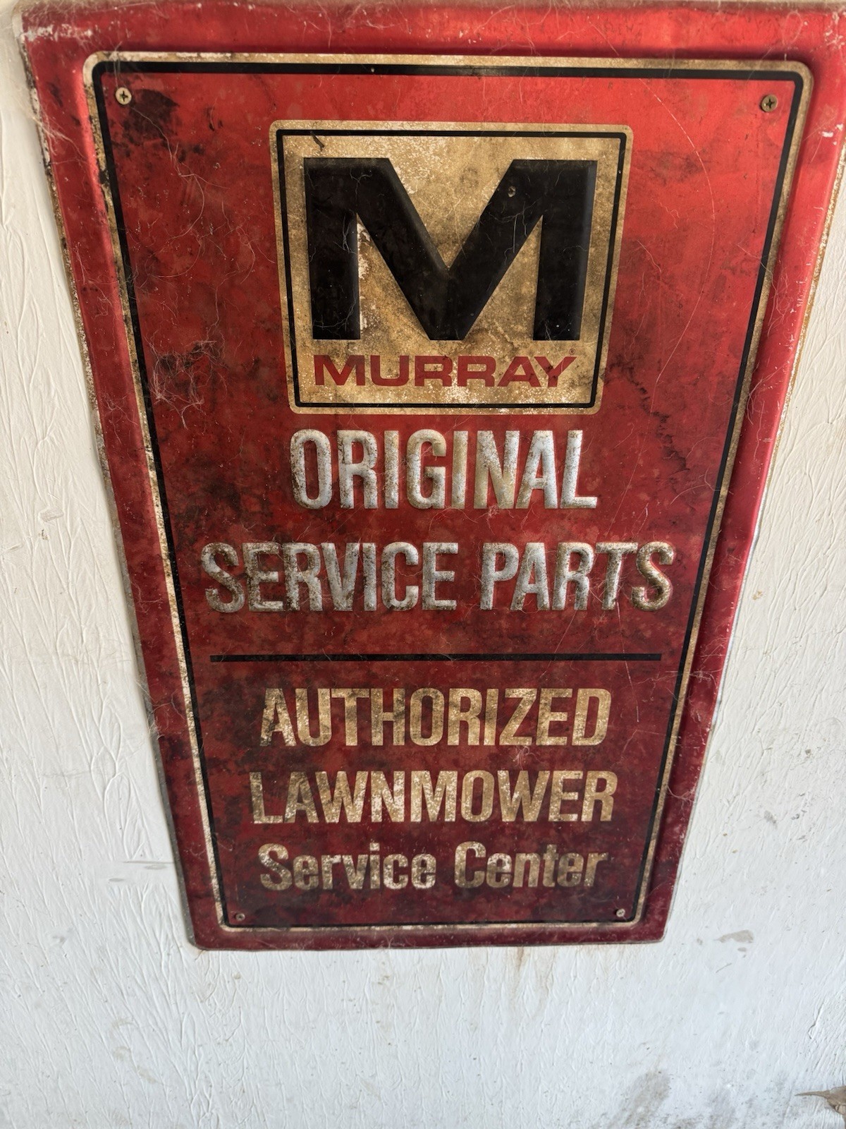 Vintage Original Murray Lawn Mower Wall Decor Sign/Collectible