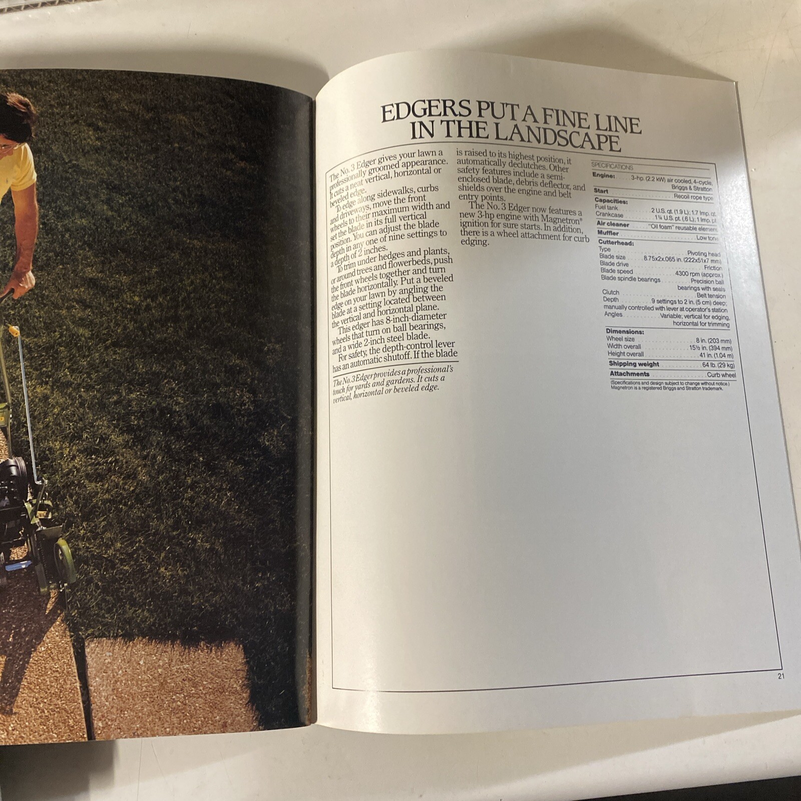 John Deere Outdoor Power Equipment For 1985 Brochure