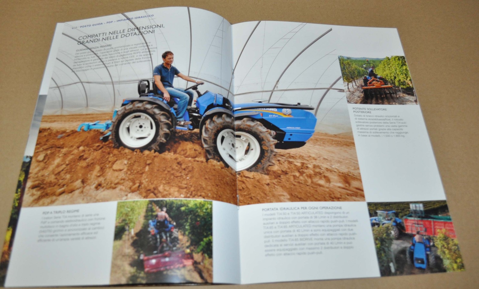 2013 New Holland TI4 Tractor Brochure Prospekt IT