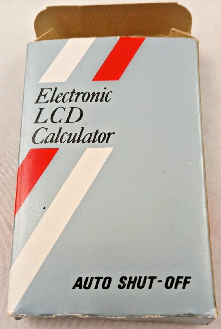 Vintage DOW Chemical Agricultural Products Auto Shut-Off LCD Pocket Calculator