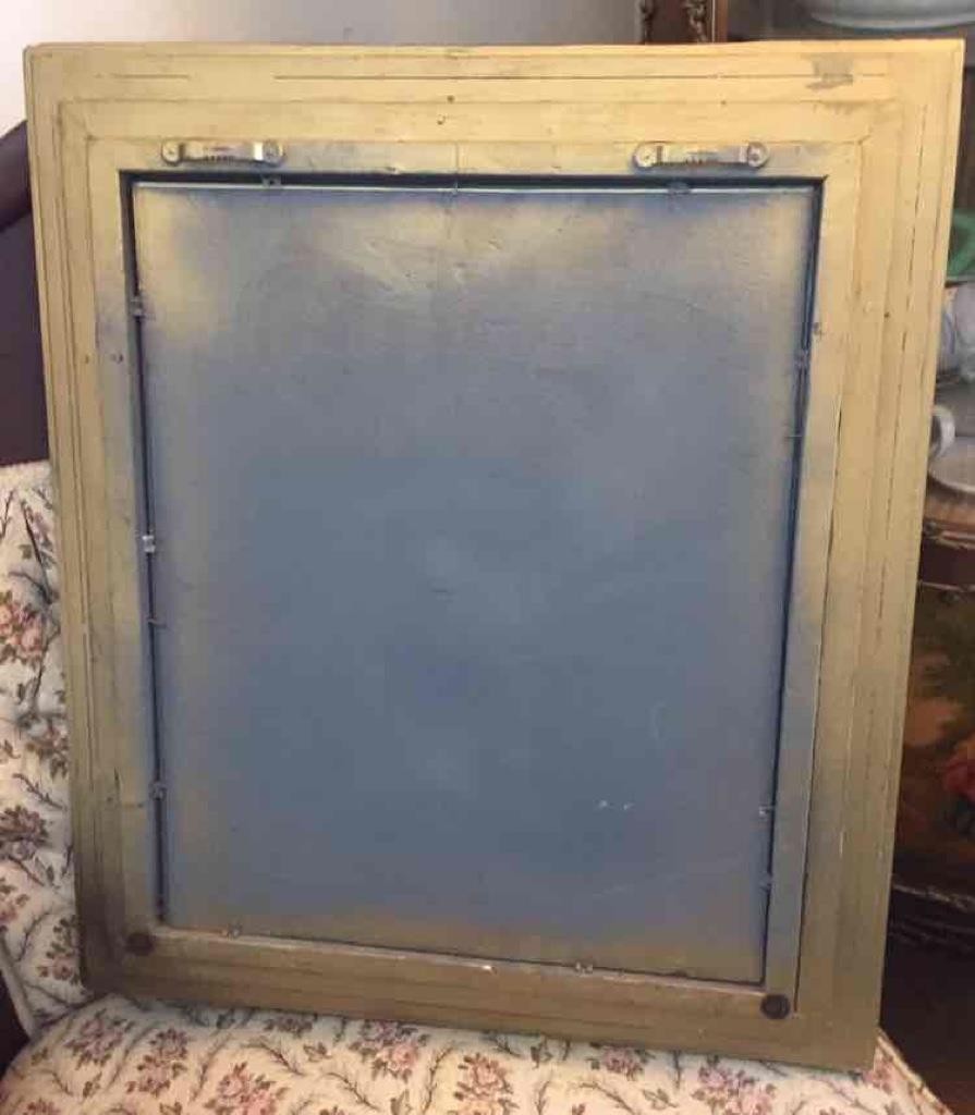Antique The Johnston Harvester Co Framed Farm Girl Agriculture Advertising 22×20