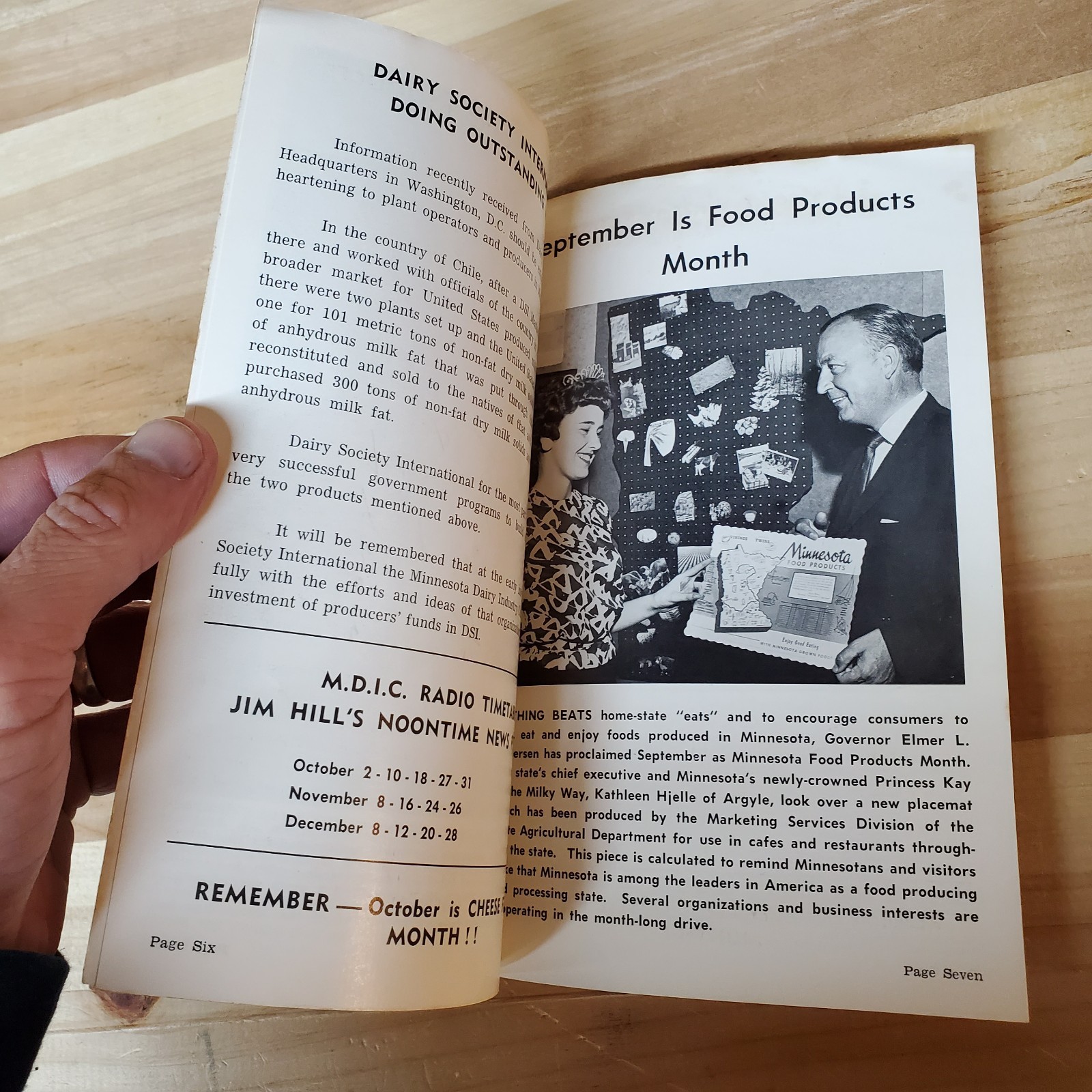 ADA TIMELY TOPIX, Minnesota Dairy Industry Committee Vol. X Oct/Nov 1962 #10/11
