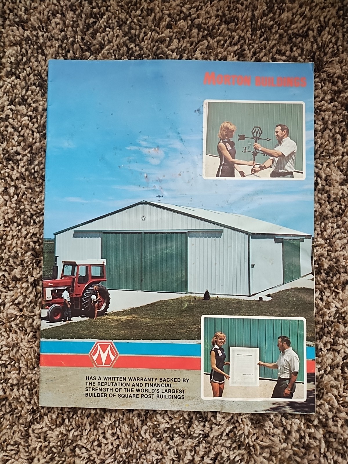 2 Morton Buildings Machine Farm Storage Facilities Sales Brochures 1978 1980