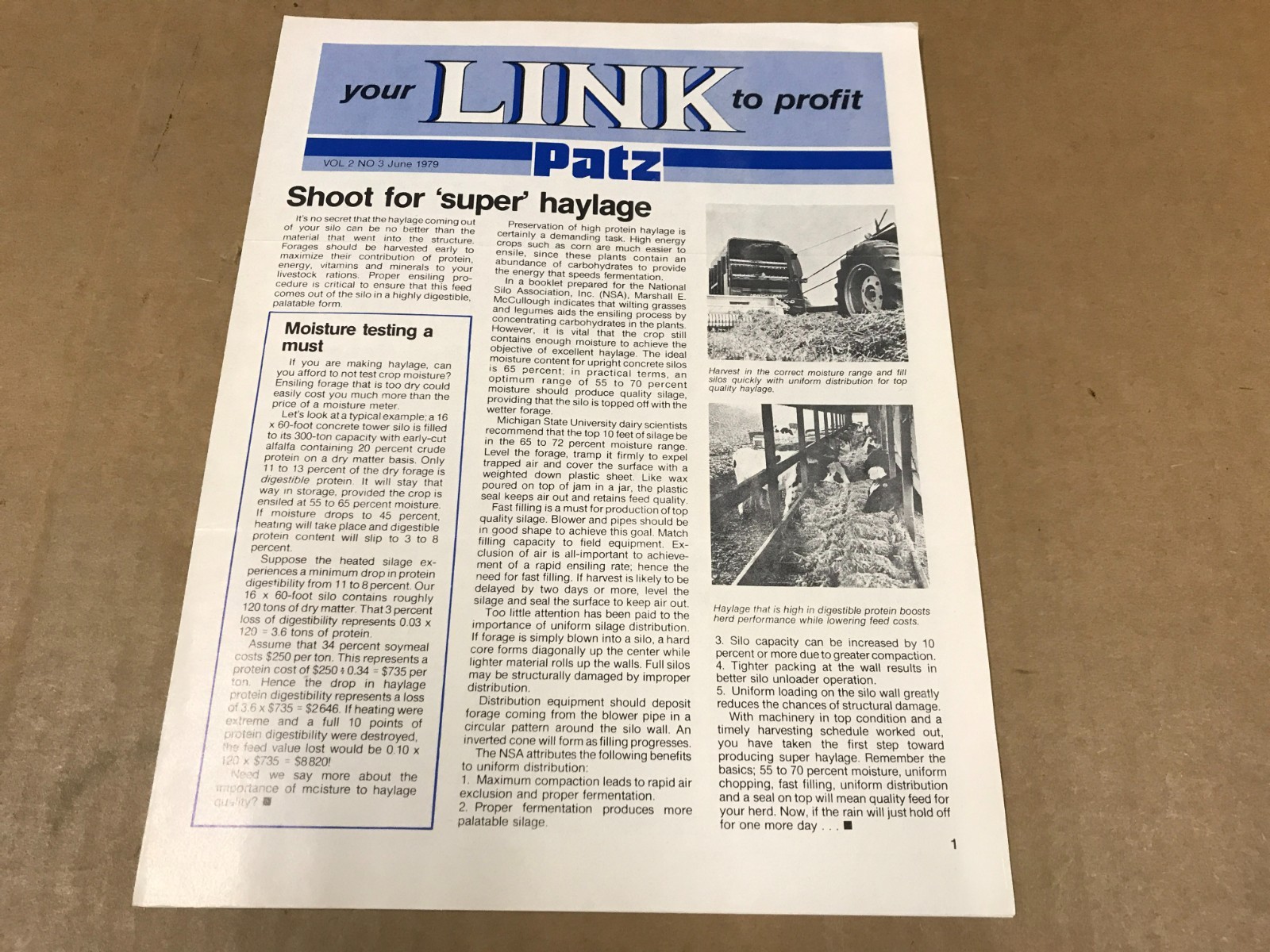 Vintage Patz – Your Link To Profit – Vol.2 No.3 – June 1979