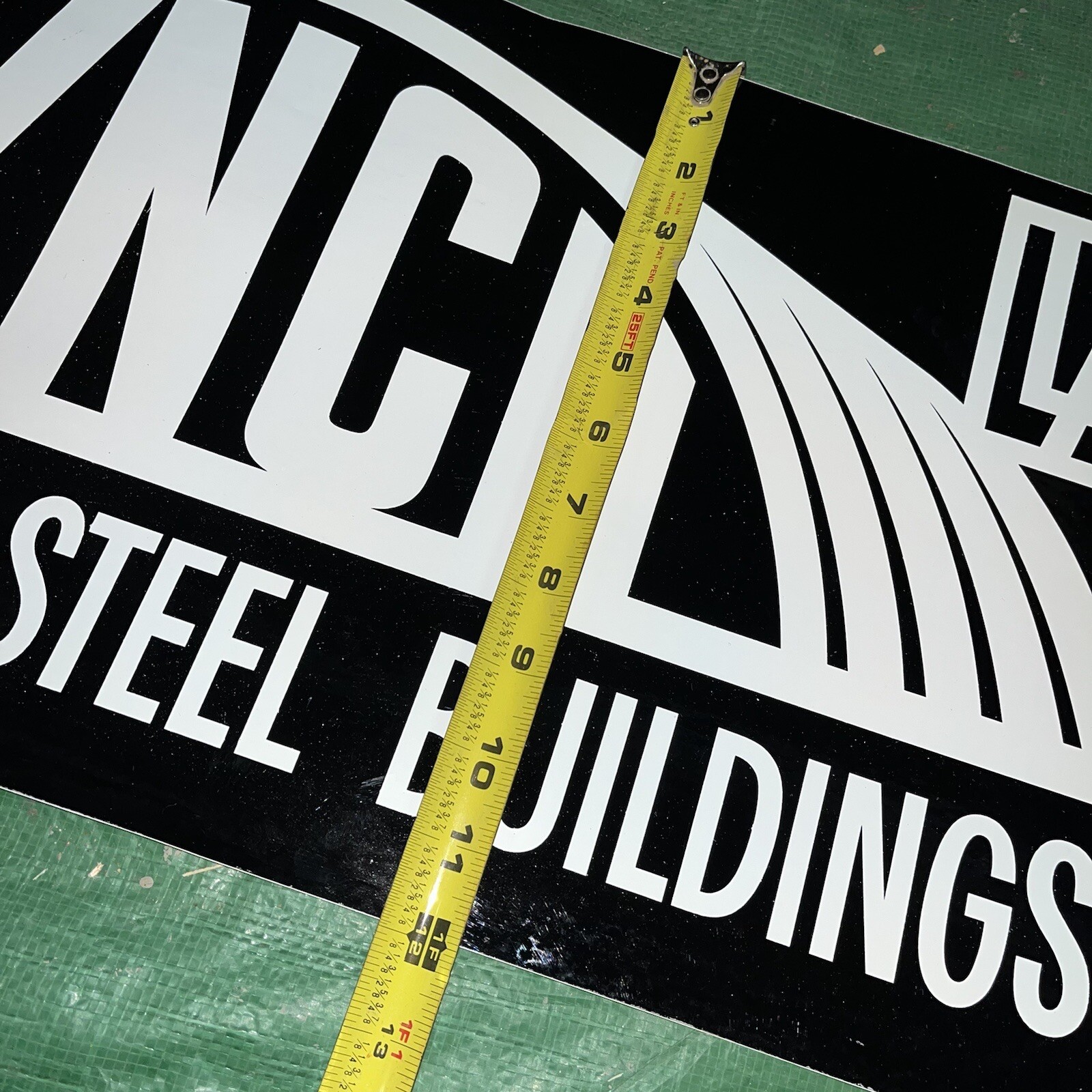 Vintage Lynch Seamless Steel Buildings – Sticker Decal 12”x24”