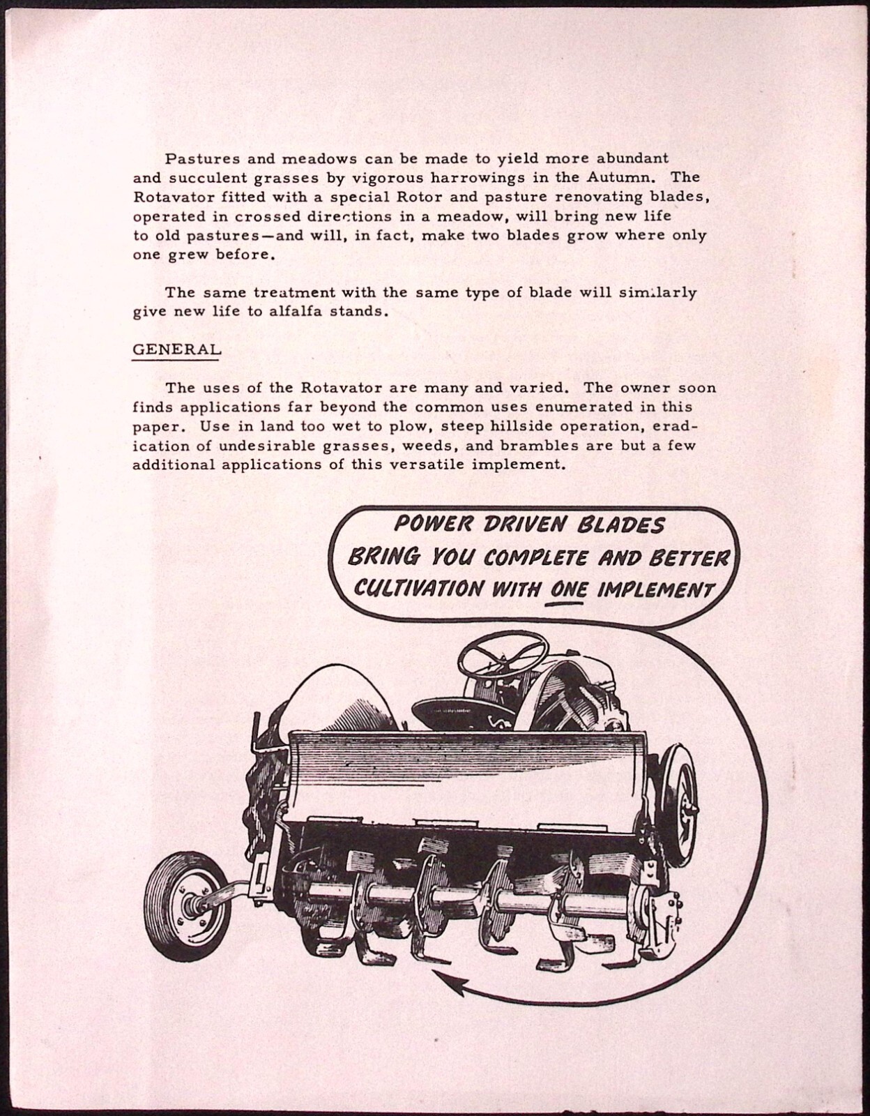 1954 Howard Elevator Tractor Attachment for Better Farming Brochure