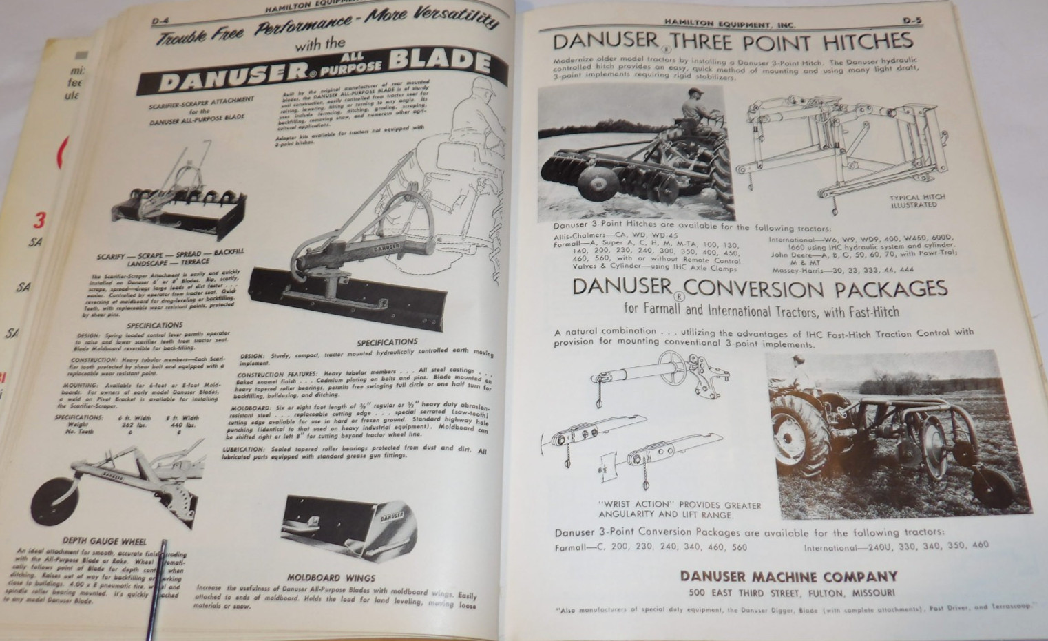 VINTAGE 1968 FARM IMPLEMENT CATALOG~MOWERS/FERTILIZERS/SPRAYERS/TILLERS/SPREADER