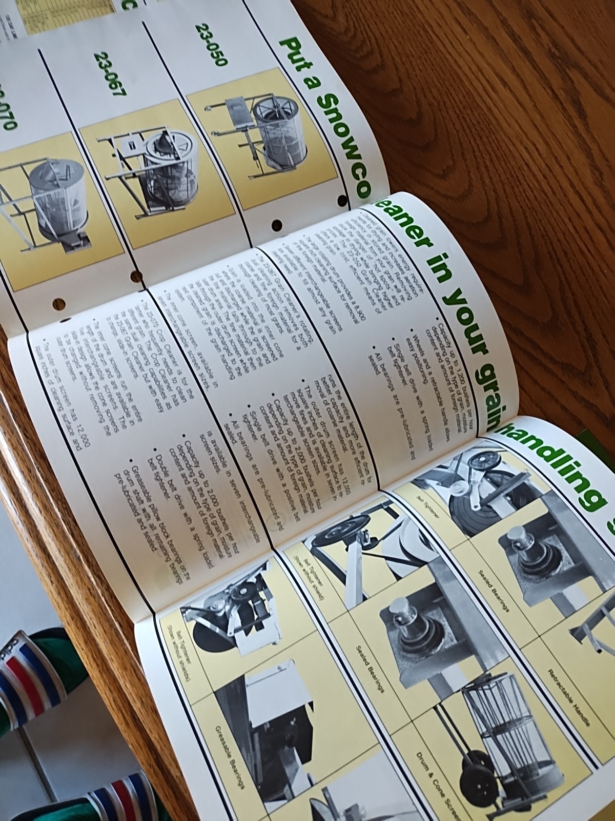 3 Vtg Snowco Grain Bin Unloading Equip Cleaners Center Drive Augers Brochures