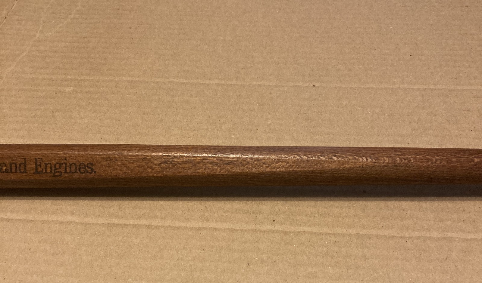 ANTIQUE C AULTMAN & CO CANTON OHIO THRESHERS AND ENGINES ADV WALKING STICK
