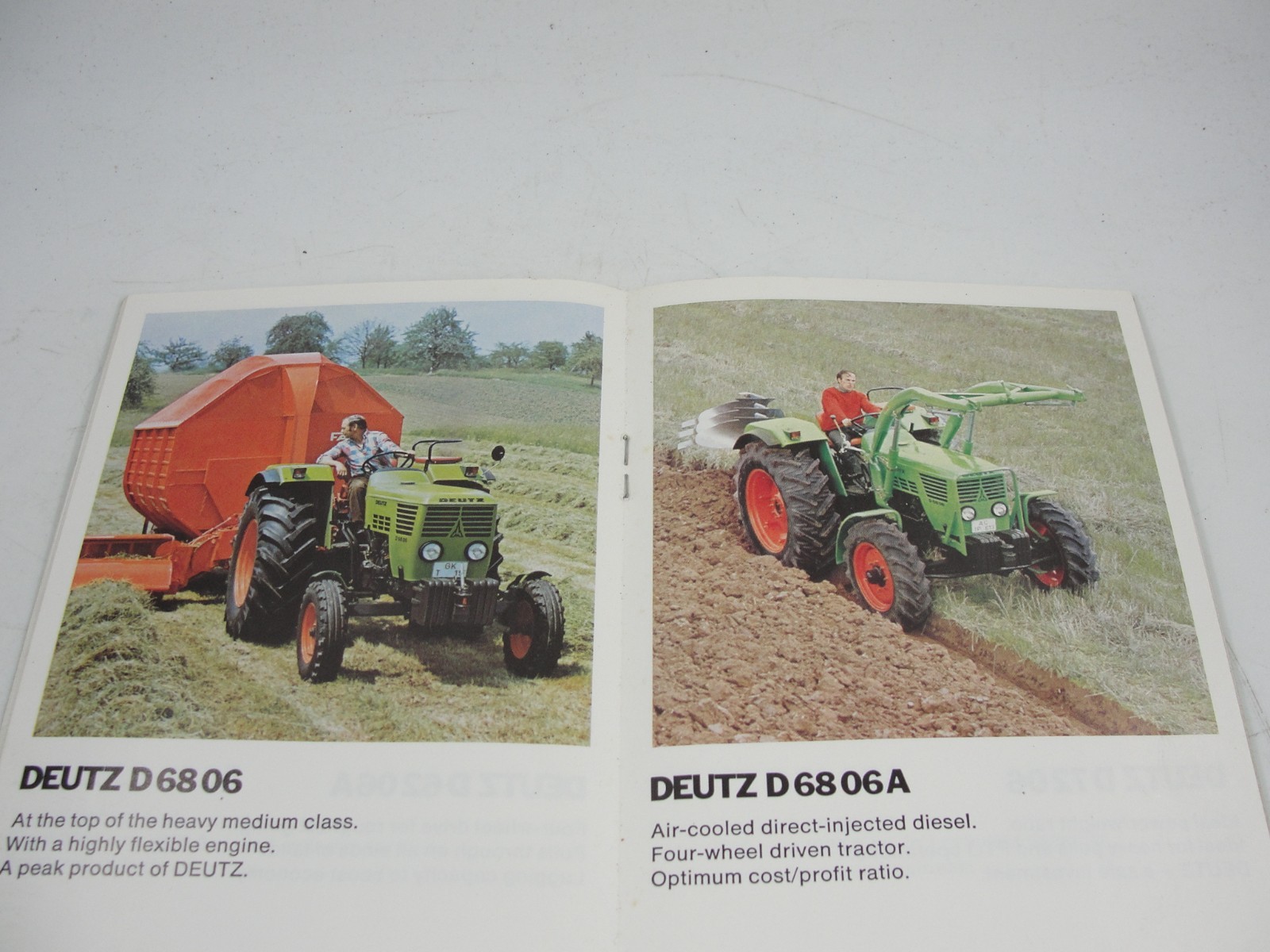 Deutz Tractors Series 06 The Big Success 1974 Brochure