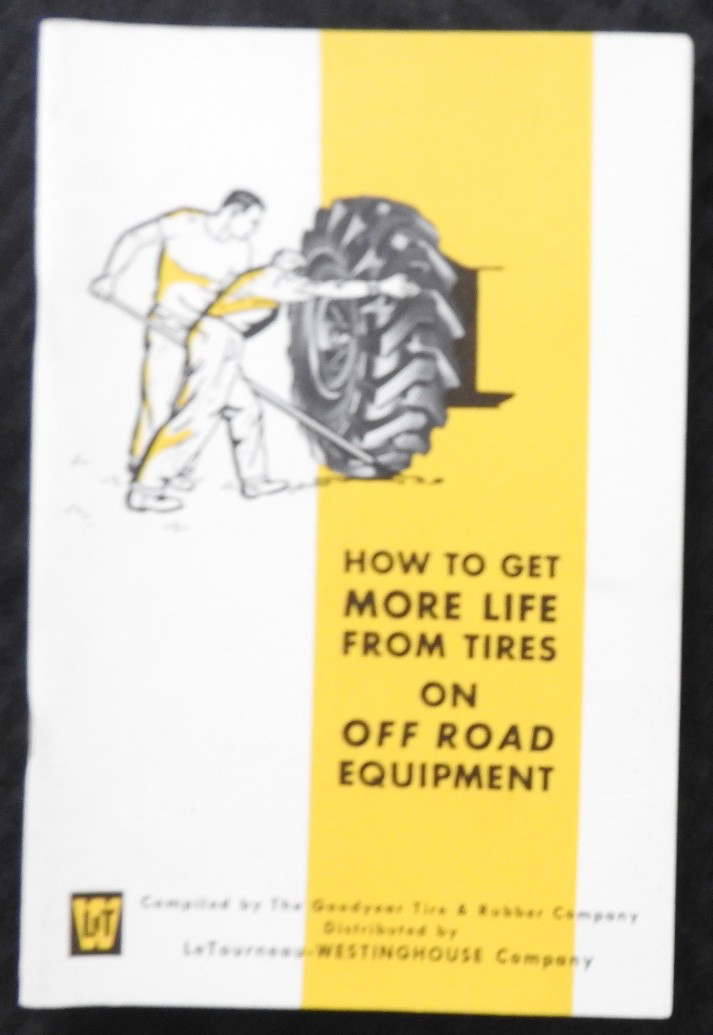 1953 1956 LeTourneau-Westinghouse Tractor Service School Manuals Peoria IL