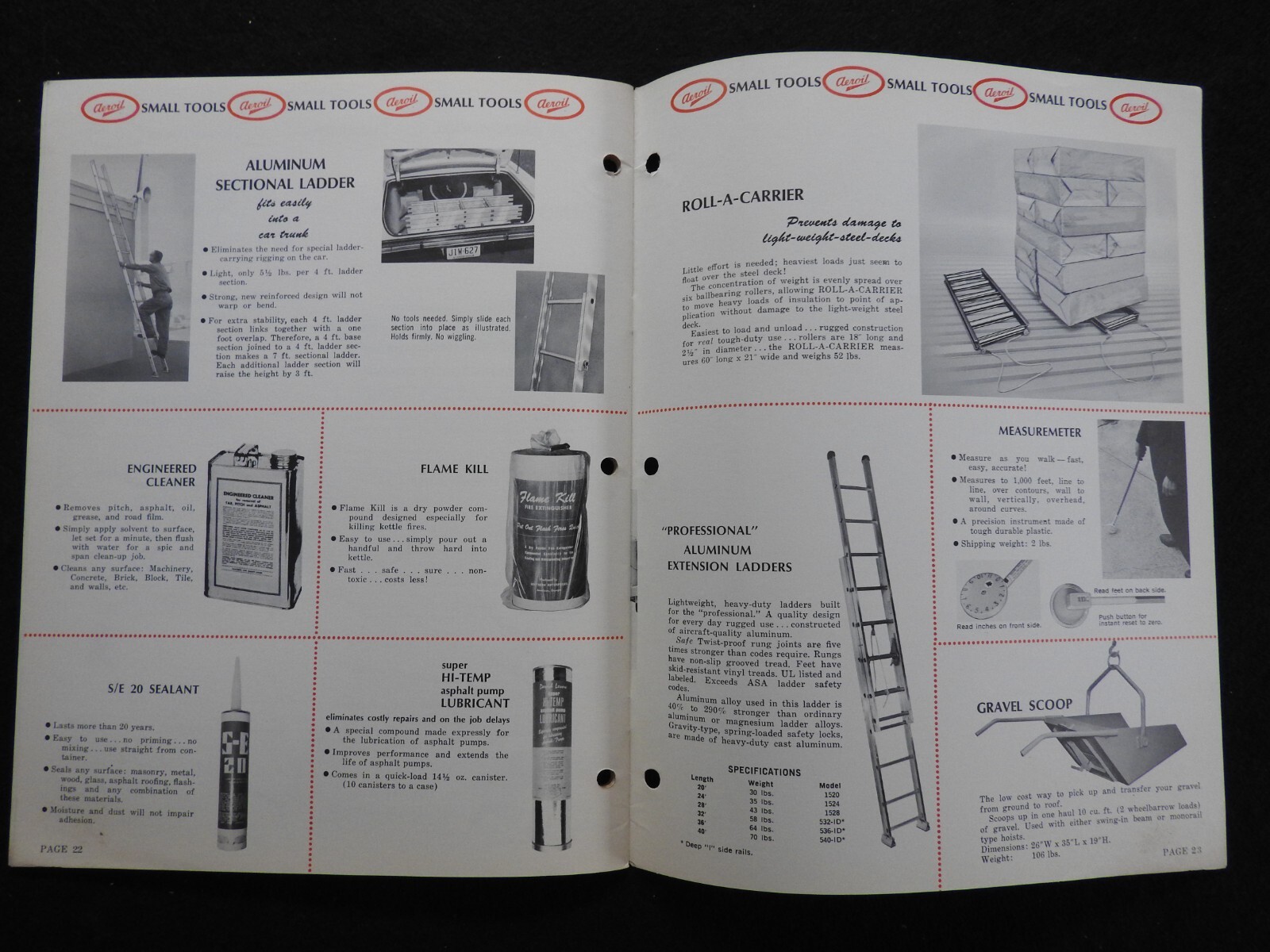 1968 Aeroil Products Co. « Roofers Equipment » Sales Catalog Hackensack NJ
