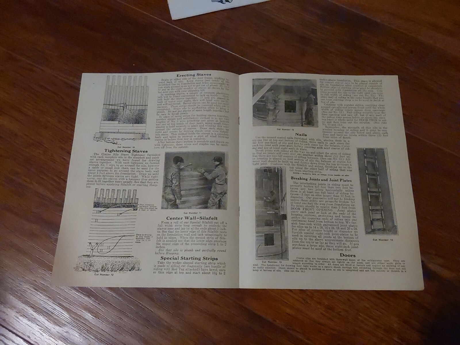 Craine Silo 1920s Advertising Brochure Lot Farm Building