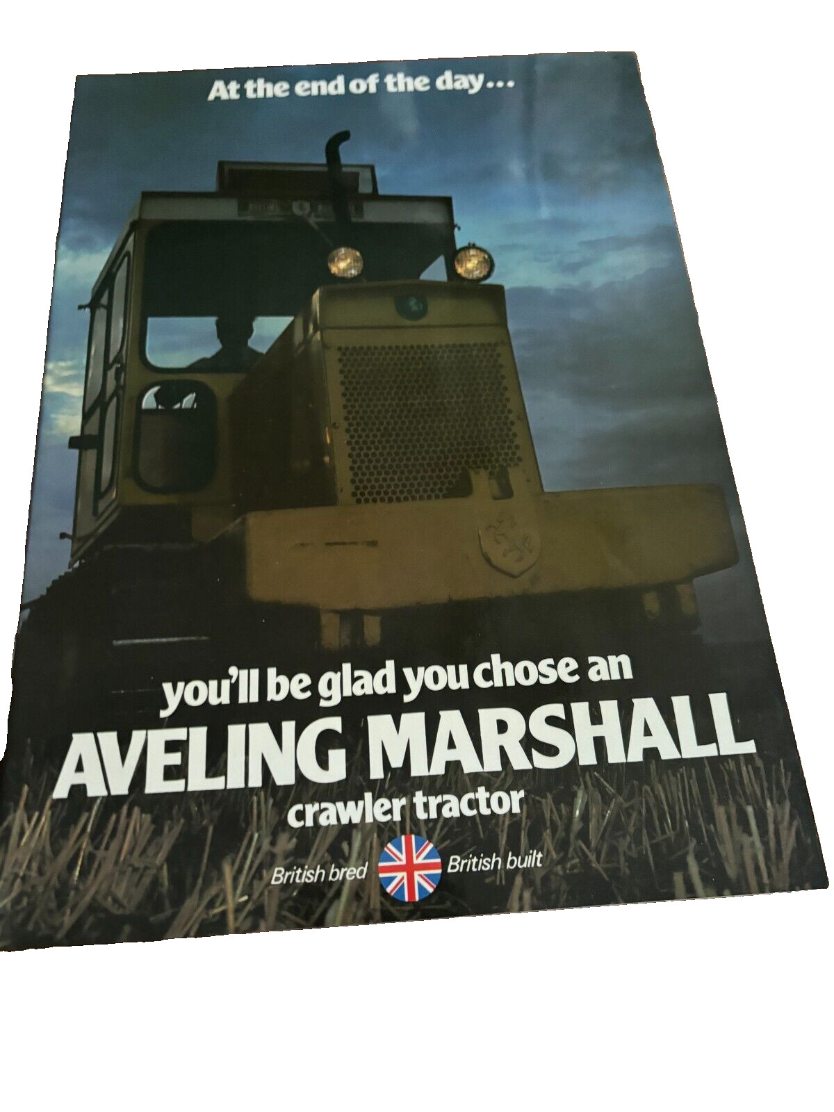 Aveling Marshall Crawler Tractor Brochure FCCA24