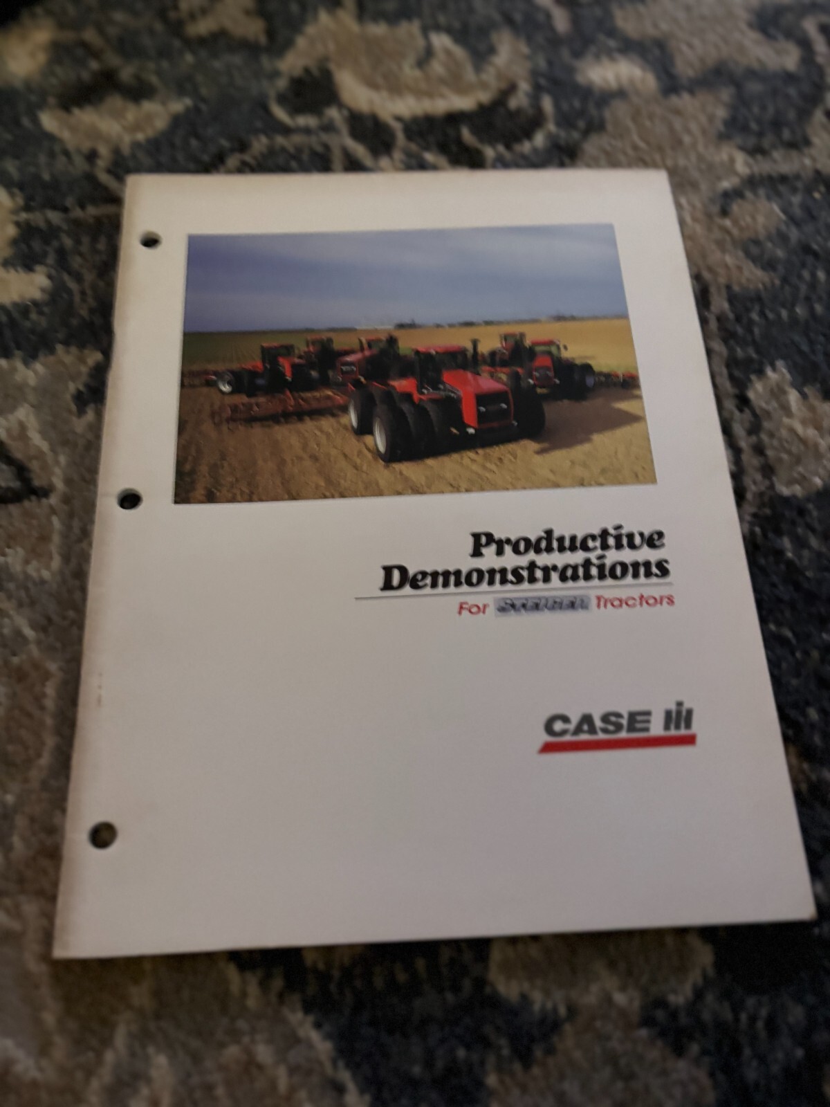 Case International Steiger Tractor Productive Demestrations Brochure FCCA24