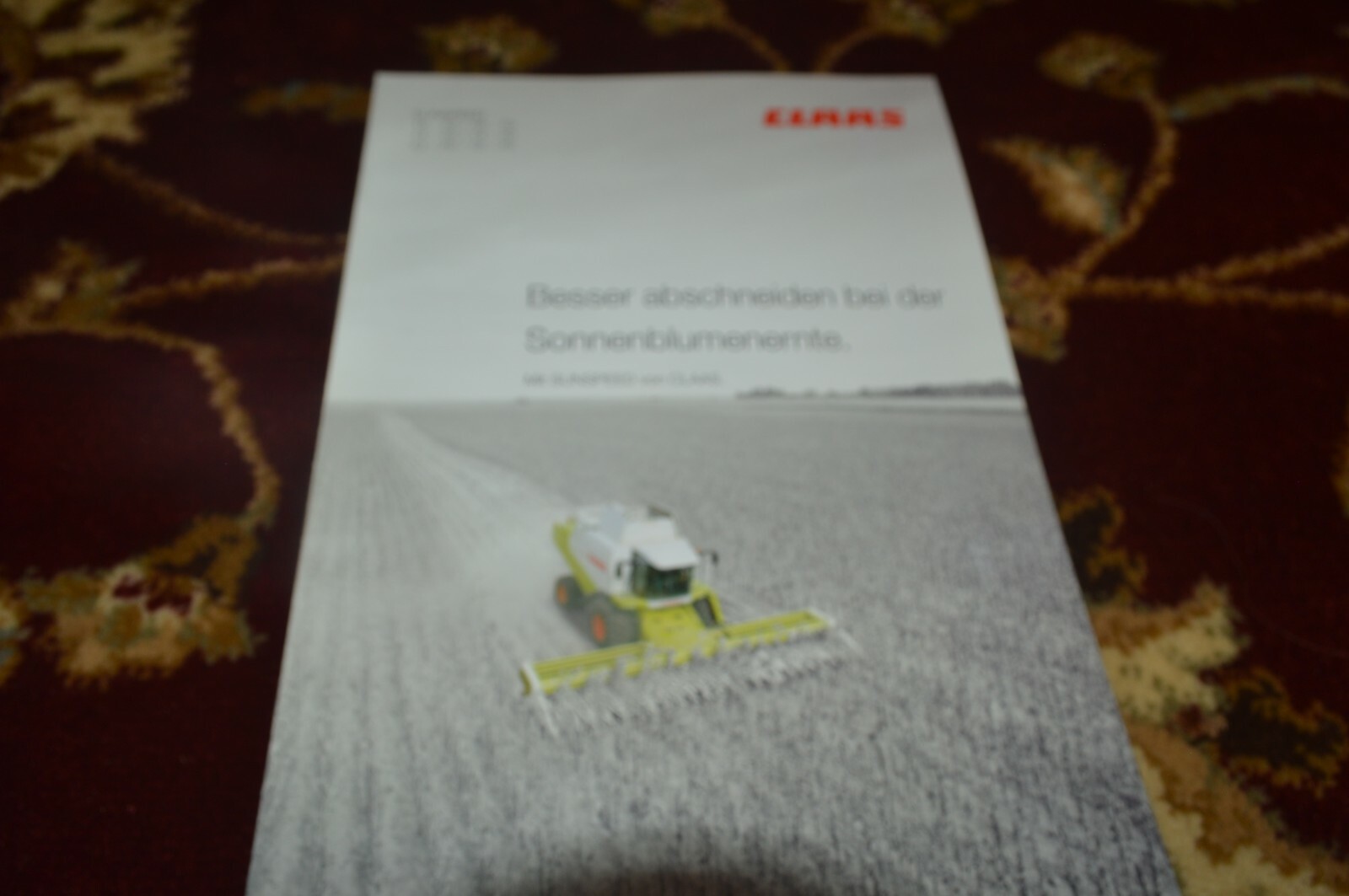 Claas Combine For Germany Brochure FCCA