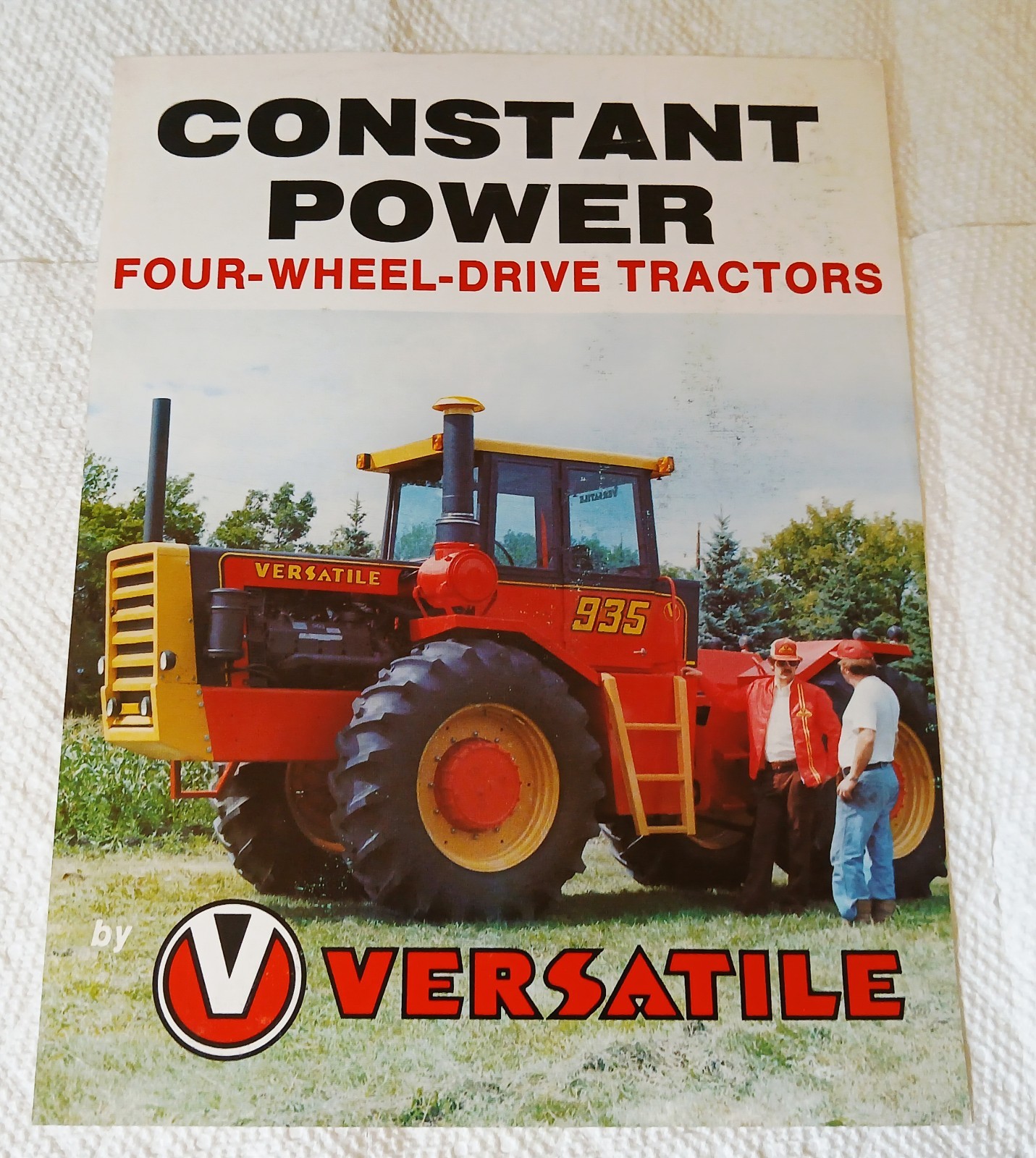 Versatile Constant Power Four Wheel Drive Tractor 4WD Brocure Sales Literature