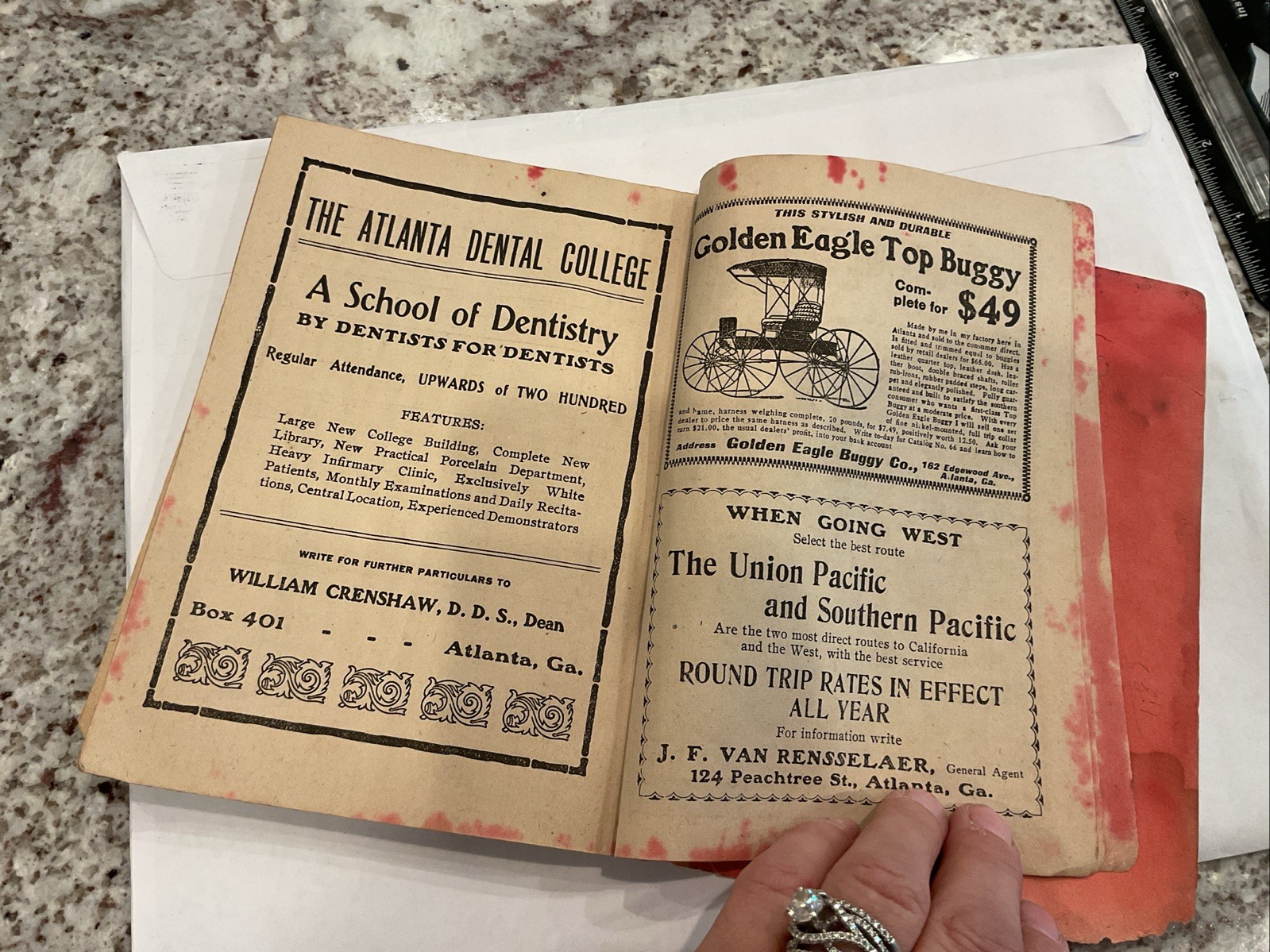 VINTAGE 1906 COTTON FARMER SELLERS MANUAL PEOPLES BANK ORANGEBURG SC Atlanta Ads