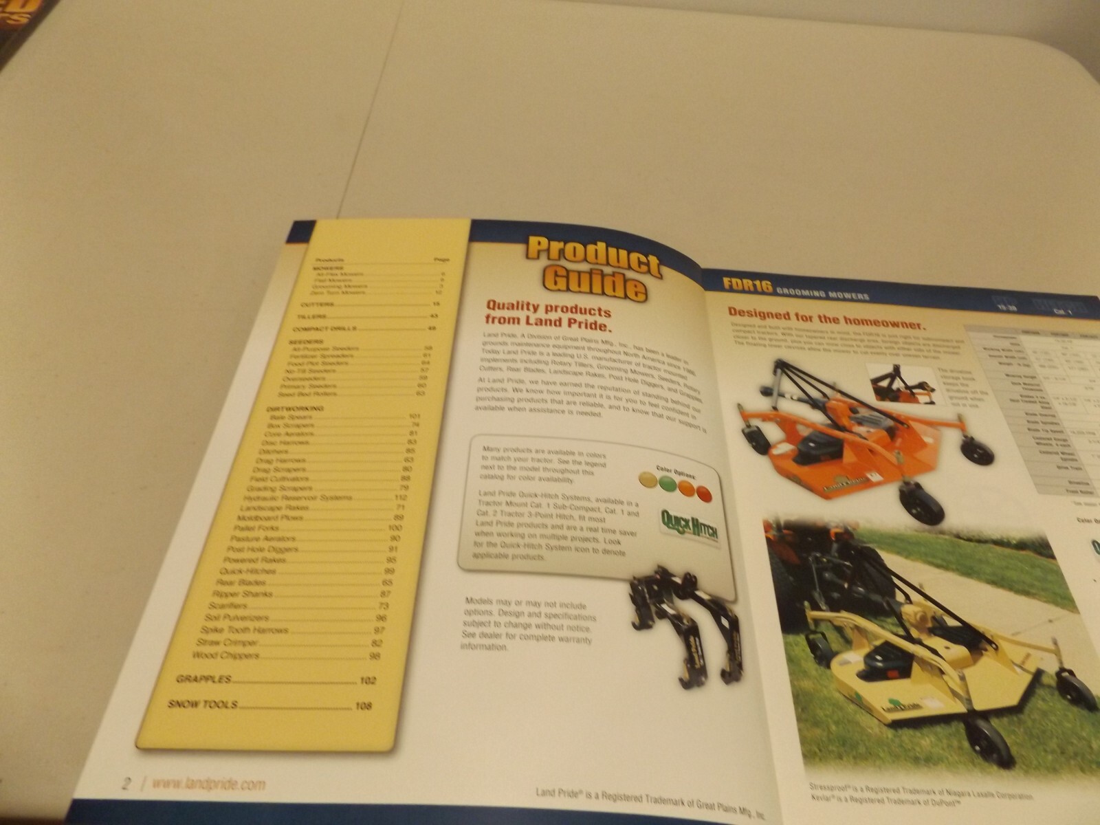 LAND PRIDE PRODUCT GUIDE Over 300 Products To Fit Your Lifestyle, 7/1/16