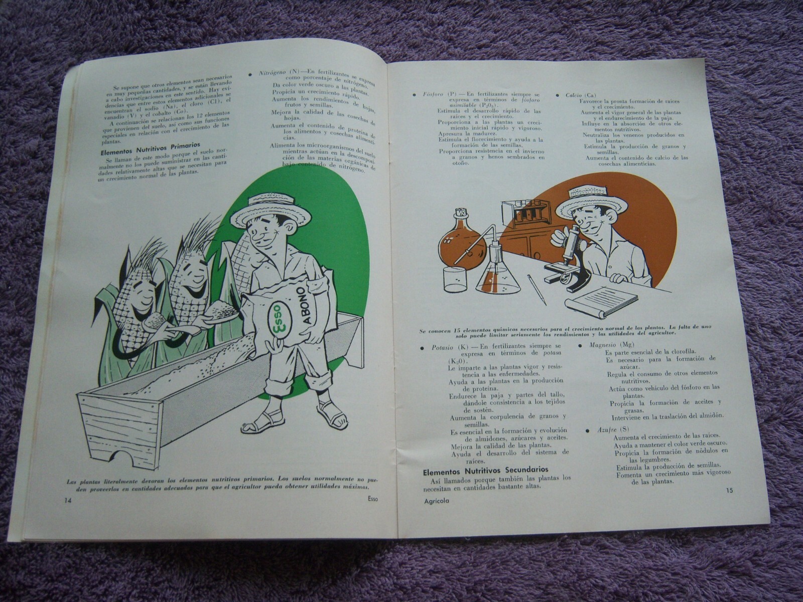 ESSO AGRICOLA SPANISH LANGUAGE BOOKLETS Farming Agriculture