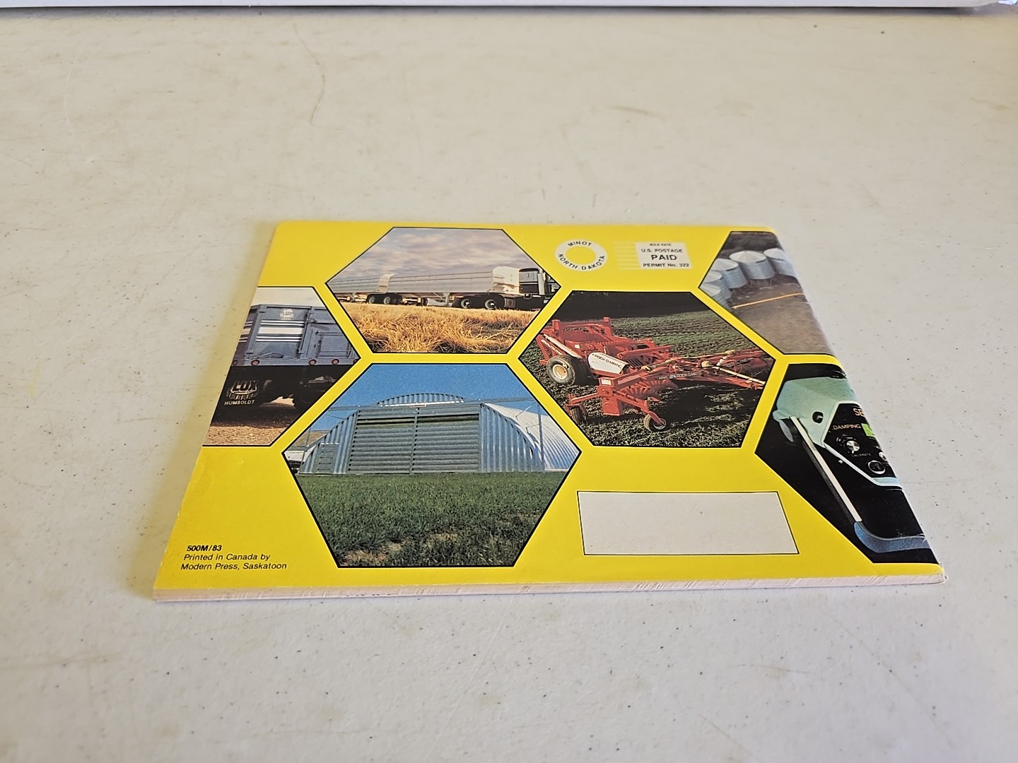 Vintage 1984 Saskatchewan Canada Implement Buyers Guide Advertising Brochure