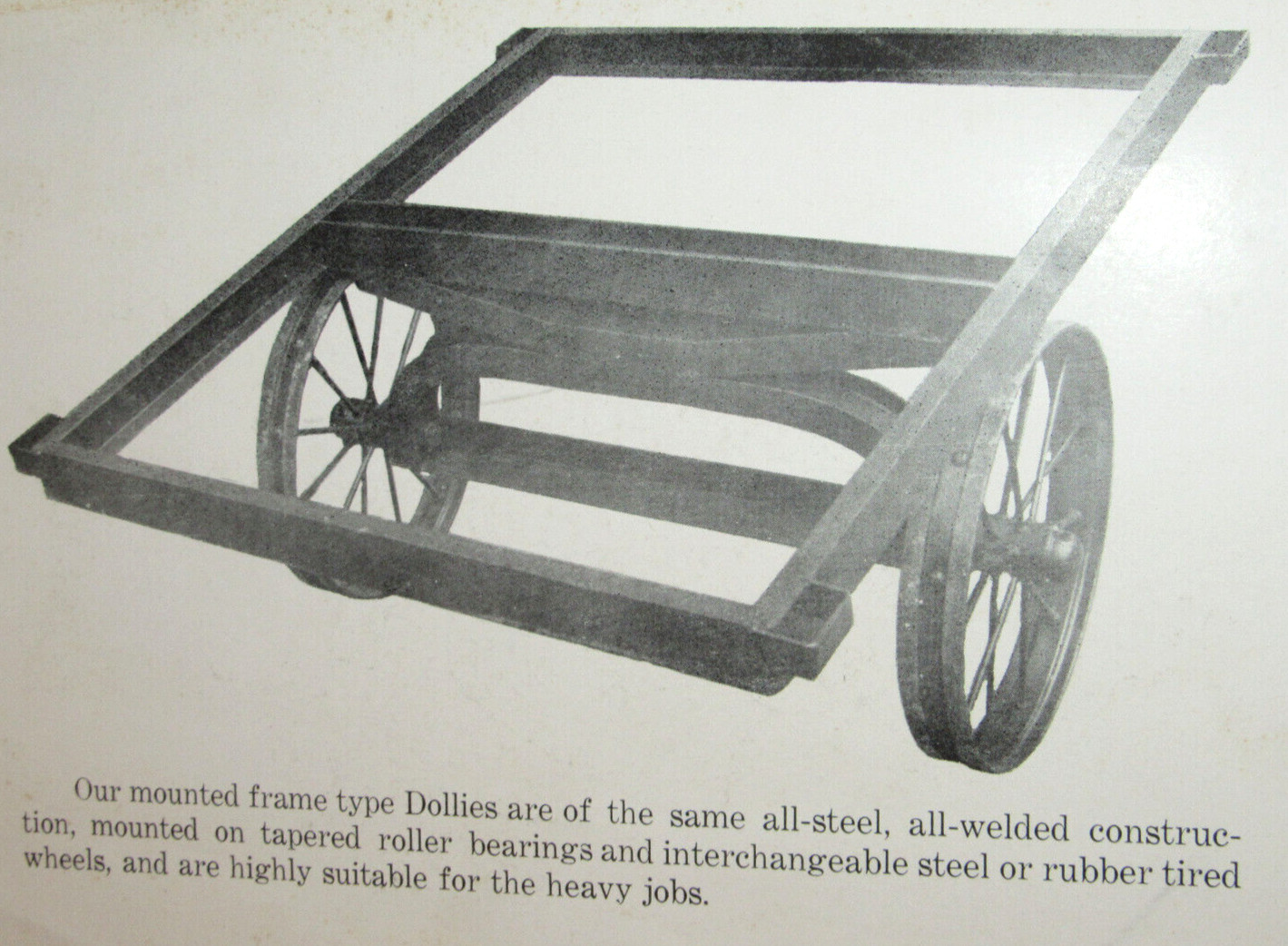 VINTAGE 1930s SELF-PROPELLED LUMBER CARRIER & WAGON POSTER/BROCHURE! COLUMBUS,GA