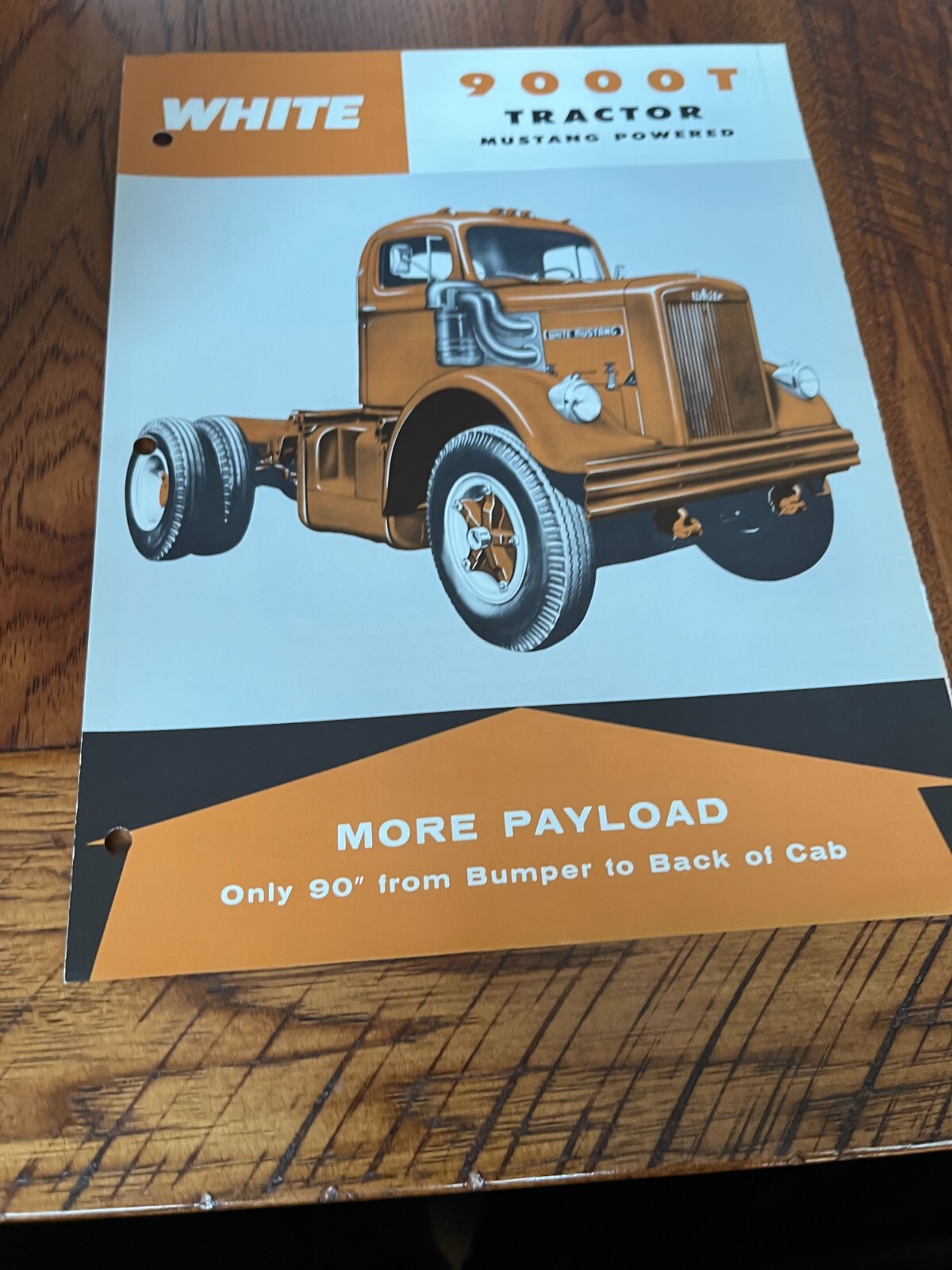 White 9000T Series Truck For 1961 Brochure SMPA
