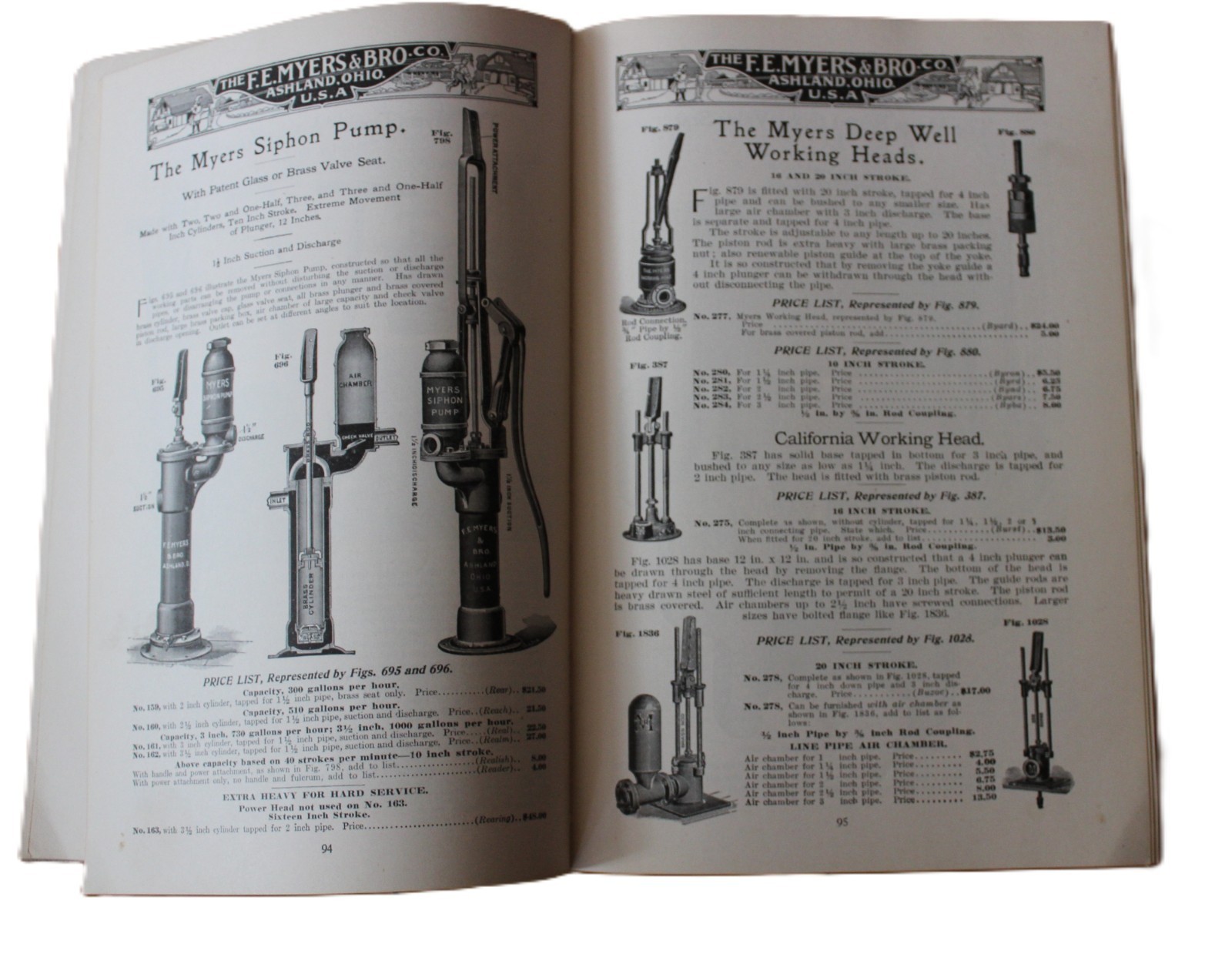 1925-26 Two Equipment Catalogs Myers Pumps Hay Tools & Door Hangers No. 57, 58