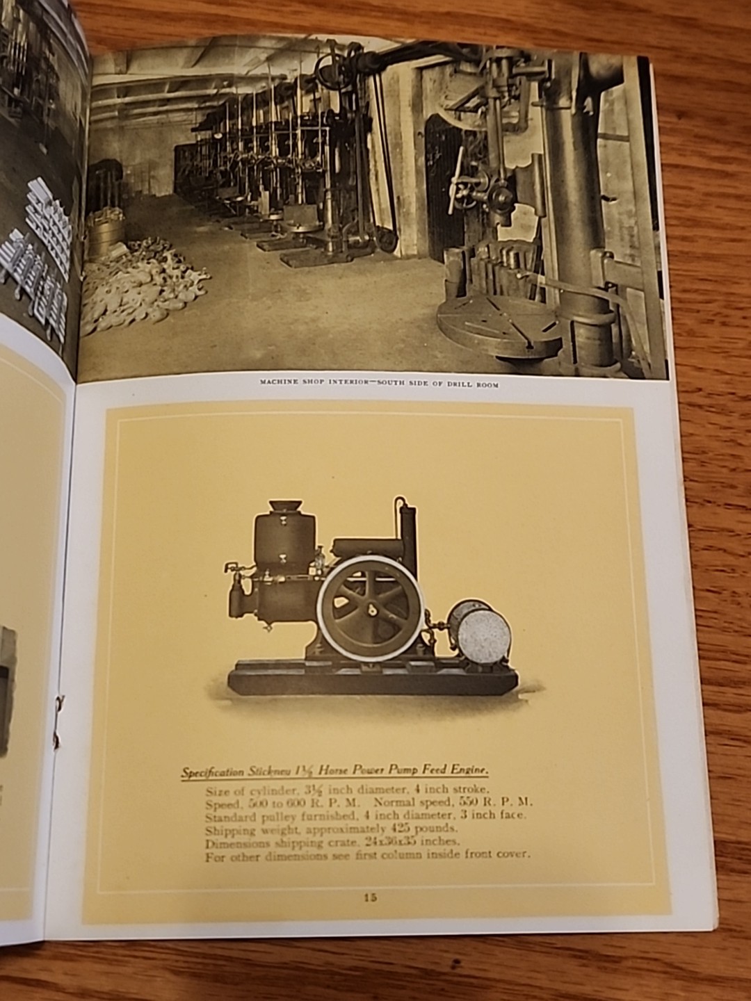 Stickney Gasoline Engines Sales Brochure Catalog St Paul Minnesota