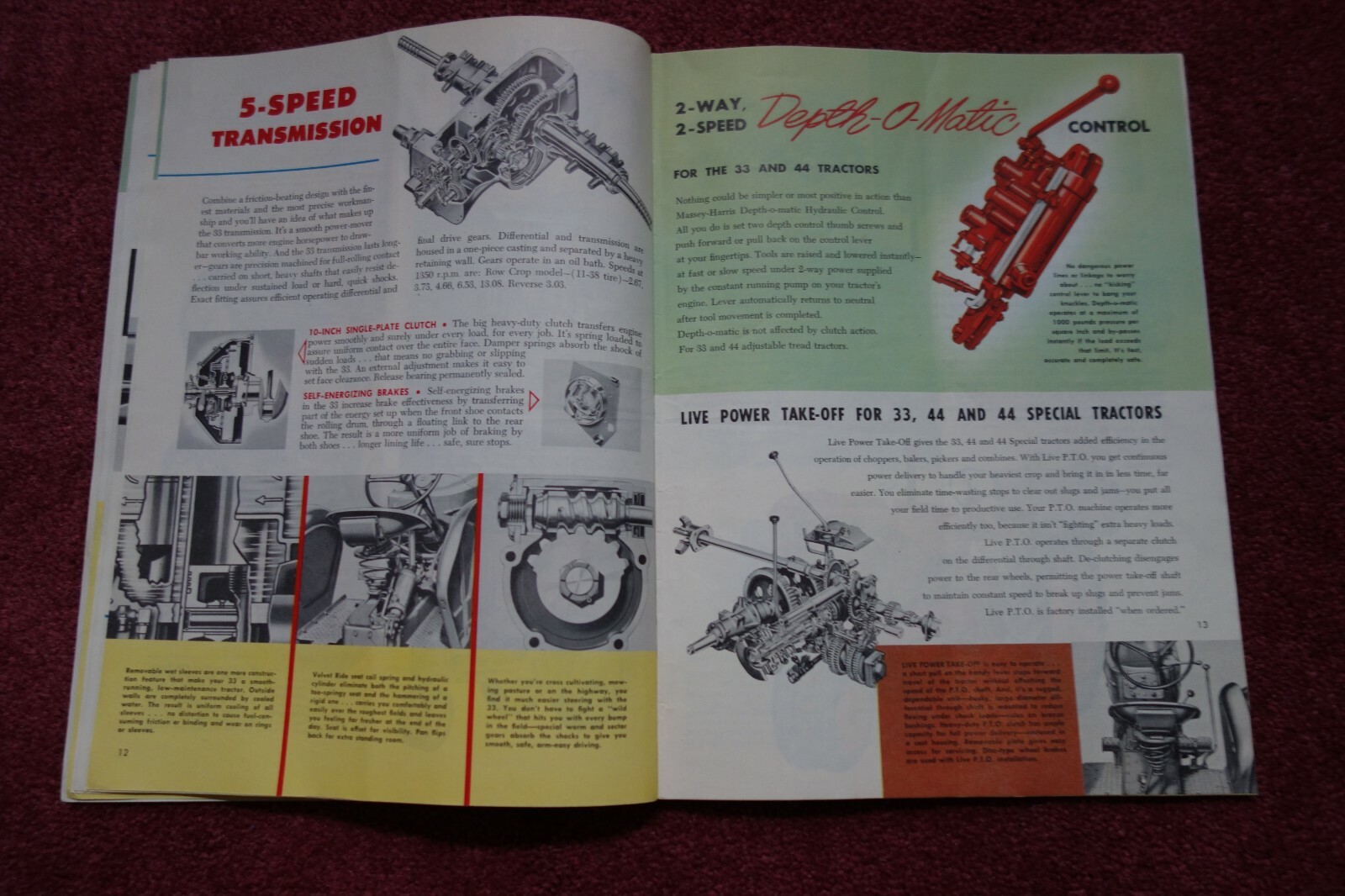 MASSEY HARRIS Tractors Buyer&rsquo;s guide Illustrated Full Color CATALOG